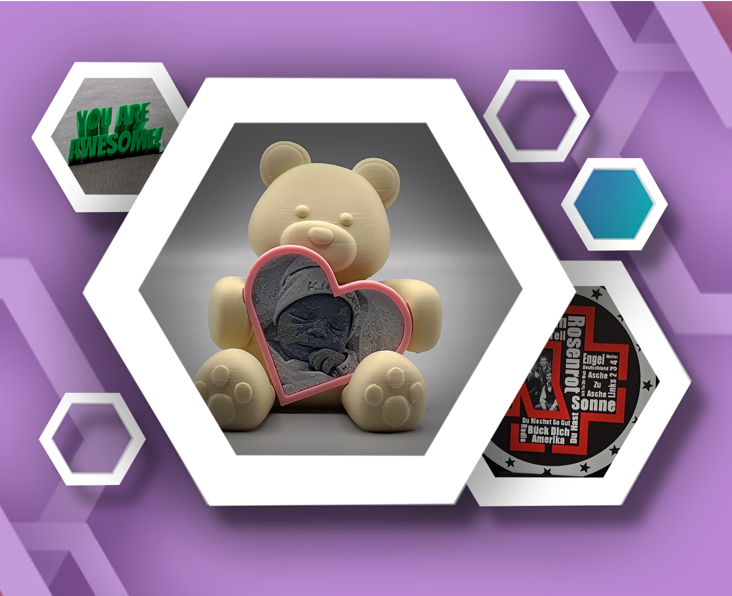 Unique 3D-Printed Decorative Pieces for Every Space image of decorations collage