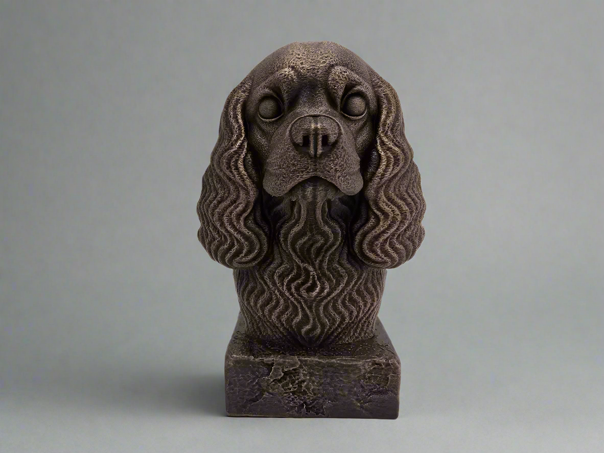 Bust-CavalierKingCharlesSpaniel-Front-Fillywinkel