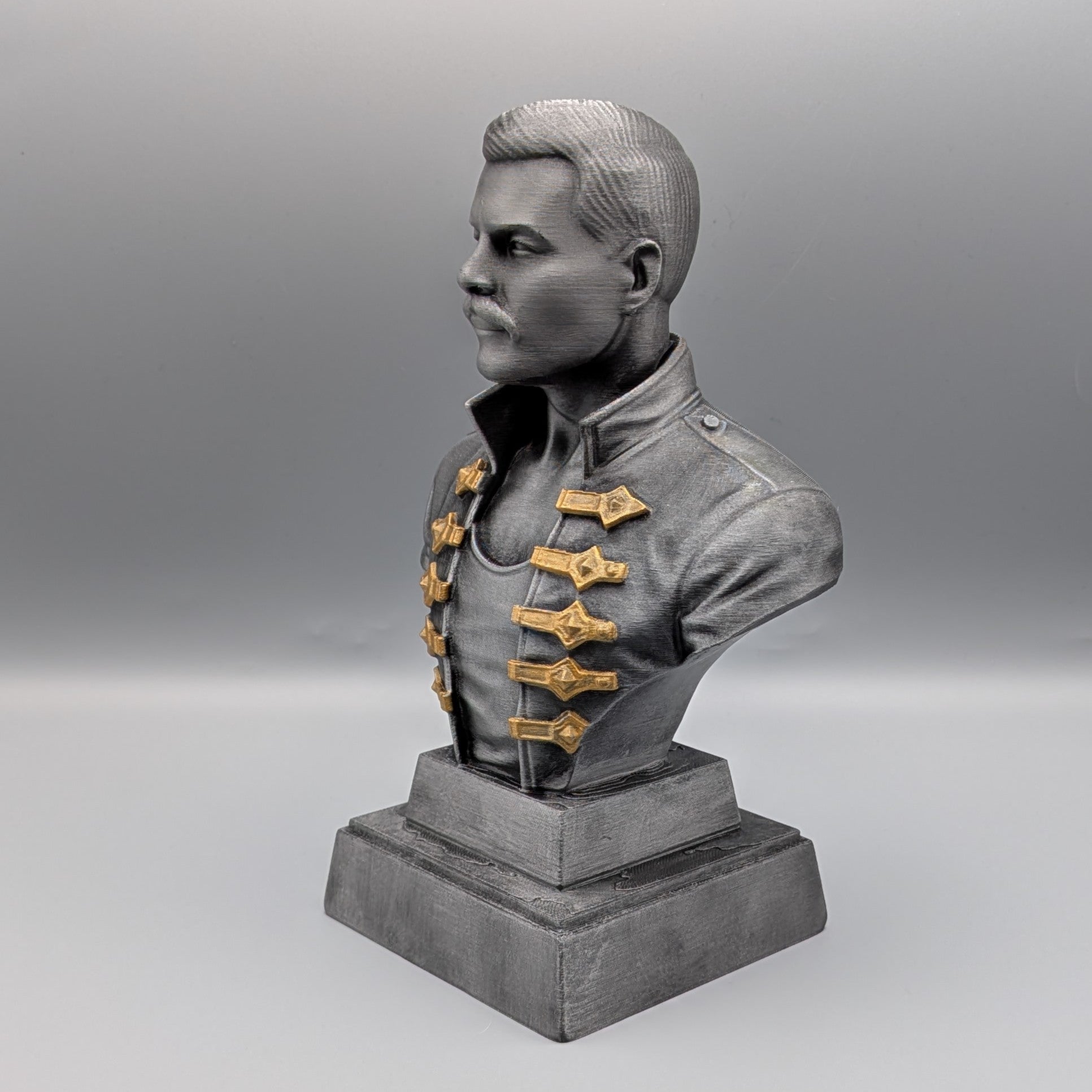 Hand painted rock legend decorative sculpture