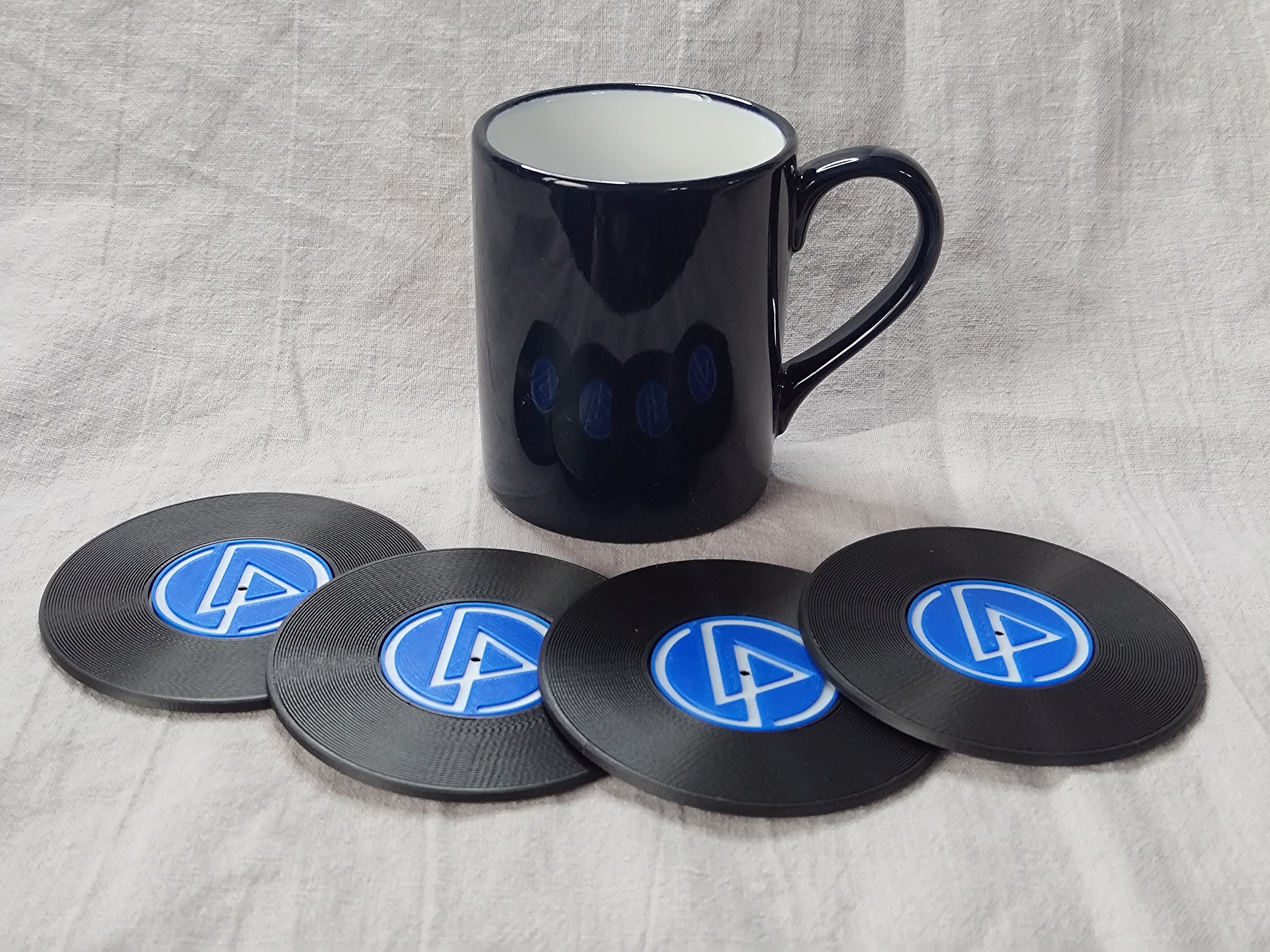 Record Coaster inspired by Linkin Park - Fillywinkel