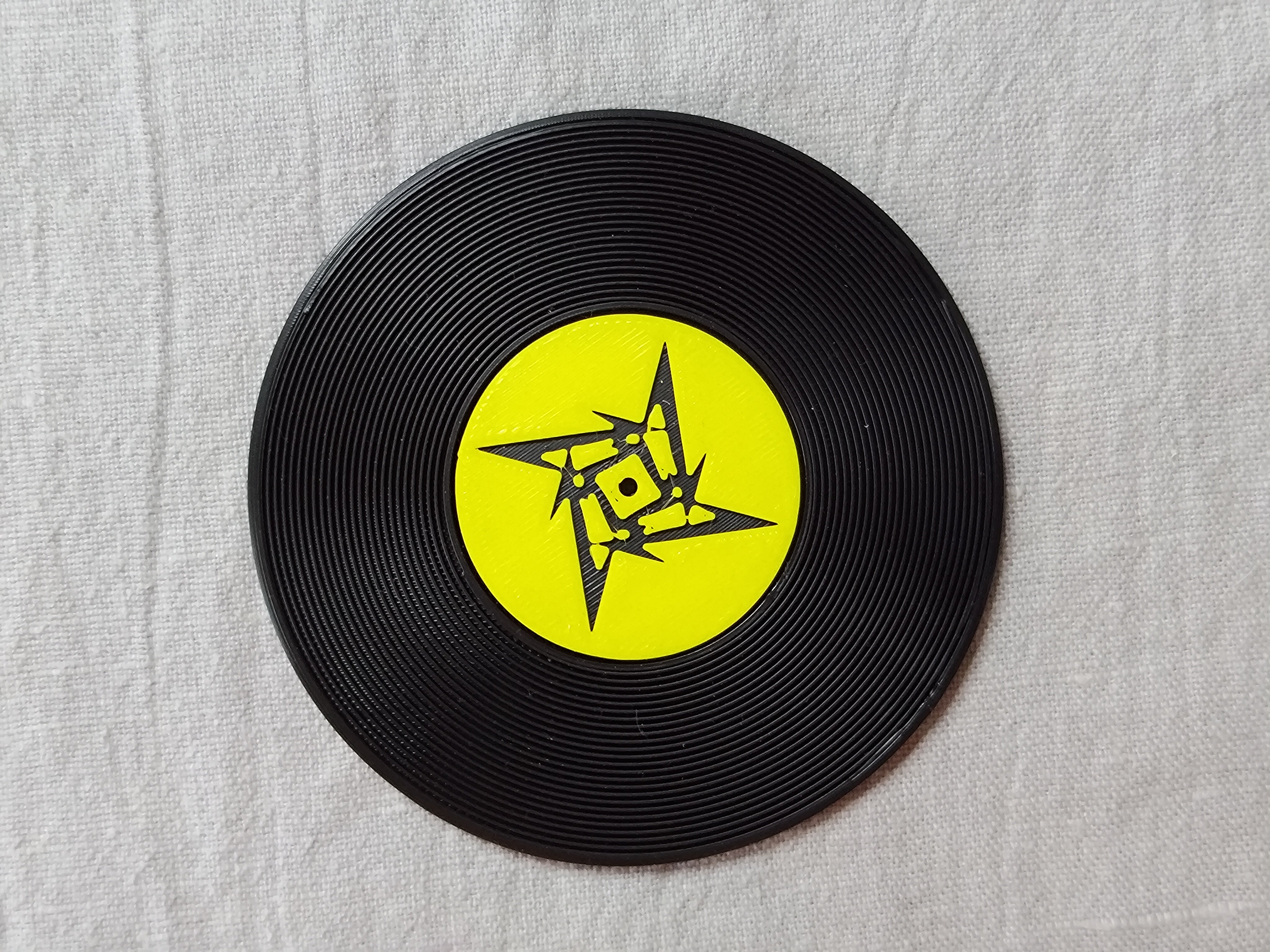 Record Coaster inspired by Metallica - Fillywinkel
