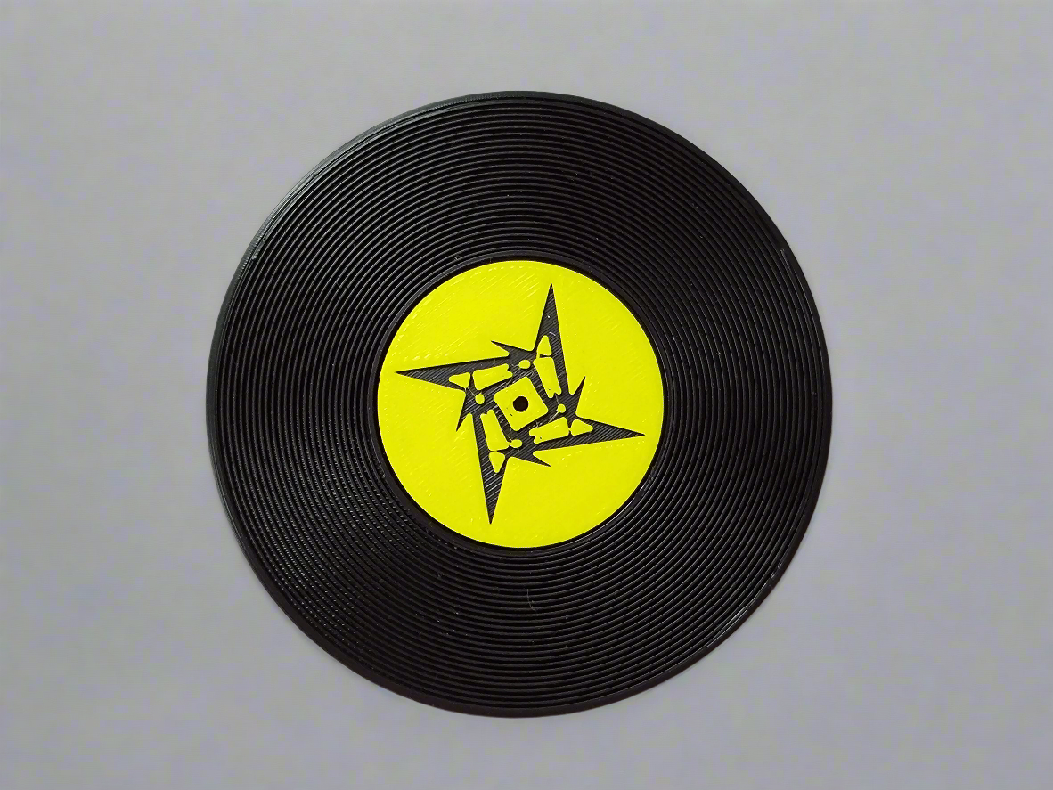 Record Coaster inspired by Metallica - Fillywinkel
