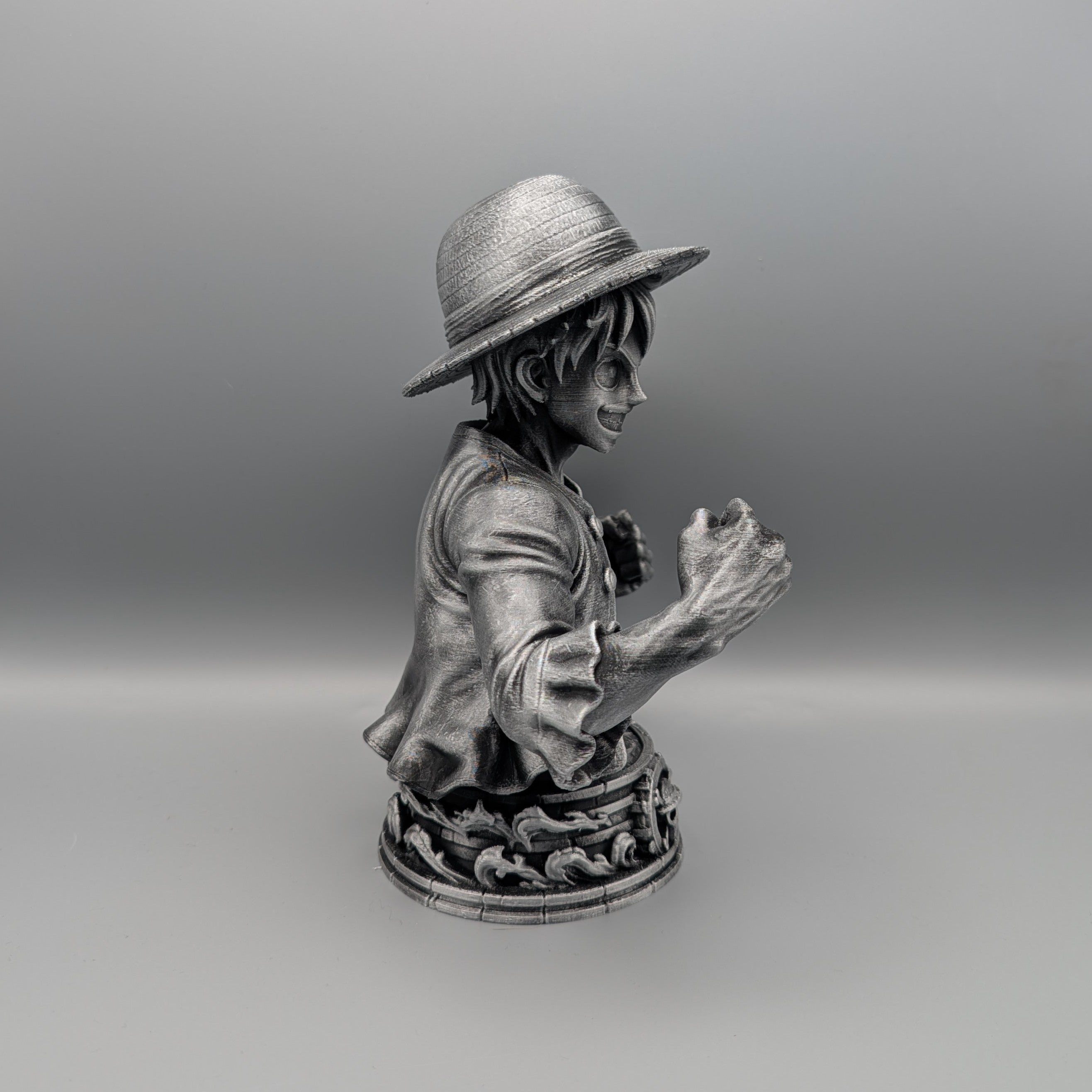 Monkey D. Luffy collectible anime bust right side angle