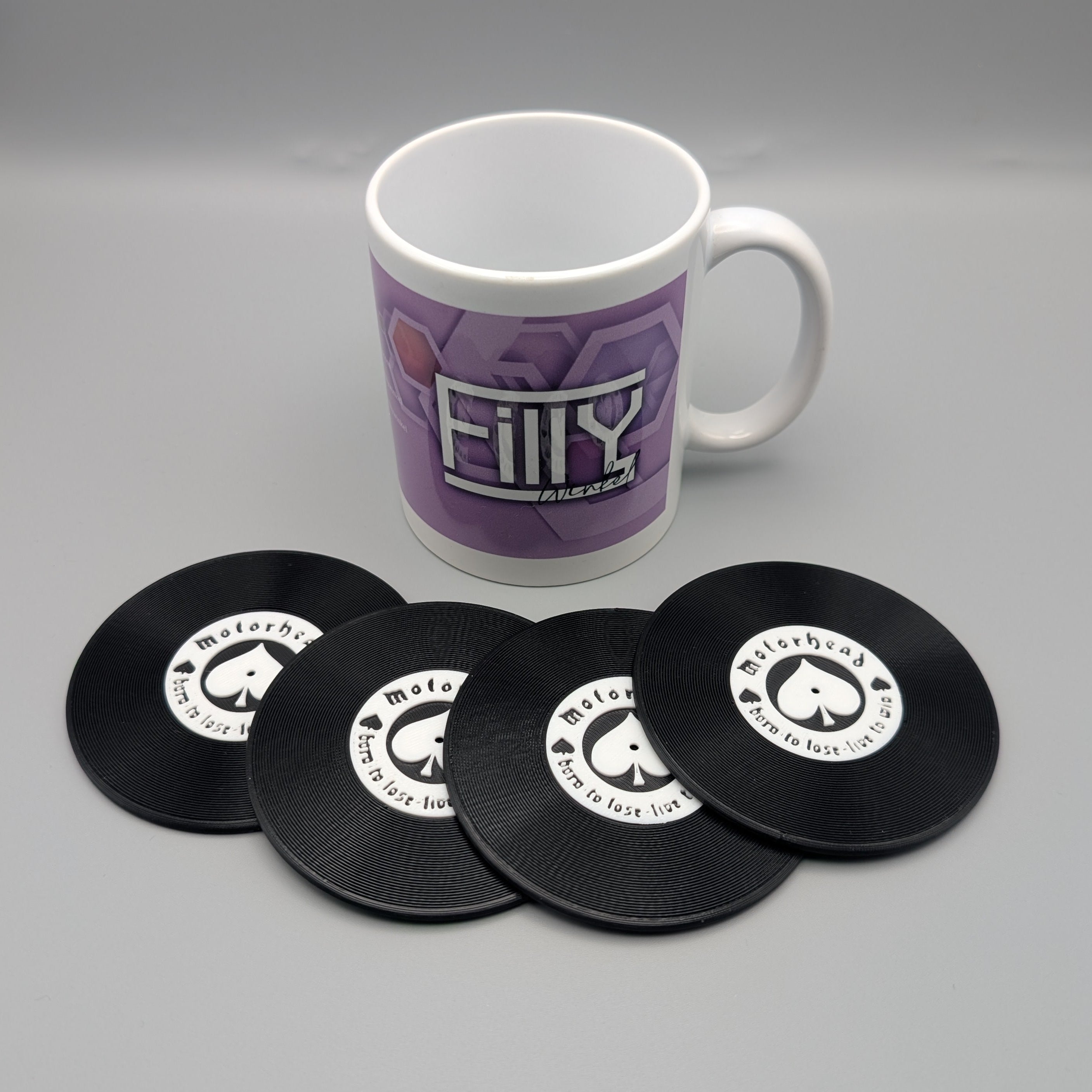 Record Coaster inspired by Motorhead - Fillywinkel