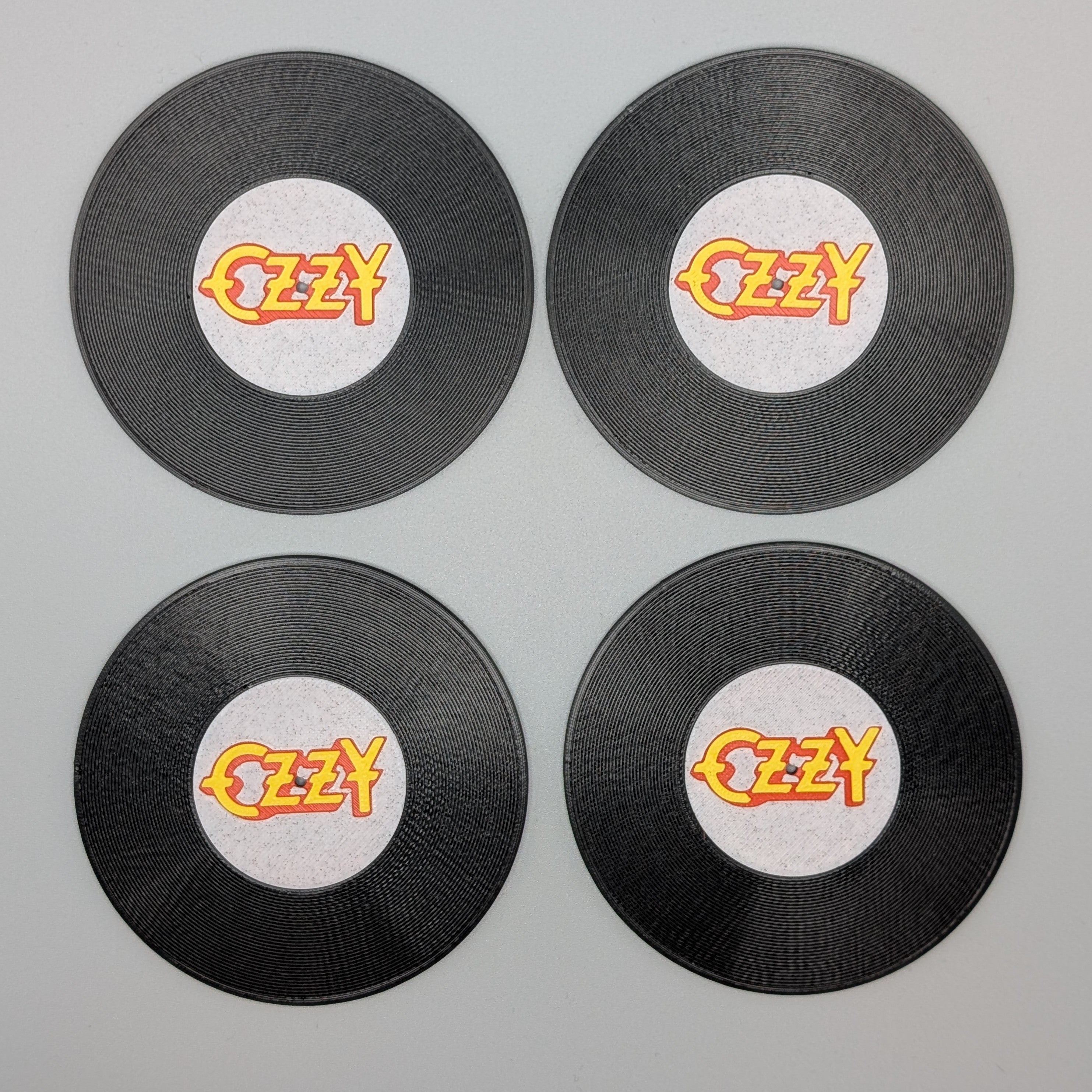 Record Coaster inspired by Ozzy Osbourne- Fillywinkel
