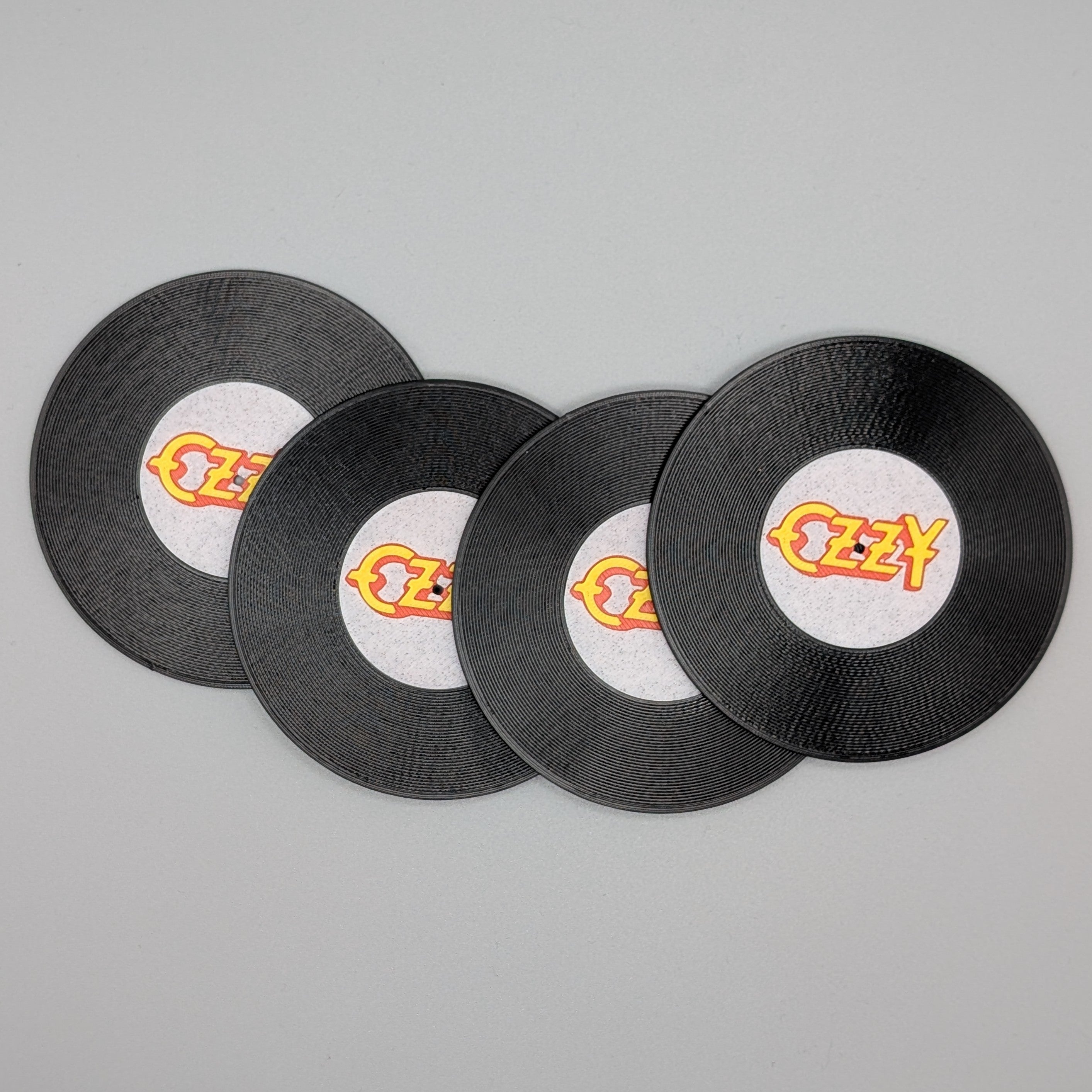 Record Coaster inspired by Ozzy Osbourne- Fillywinkel