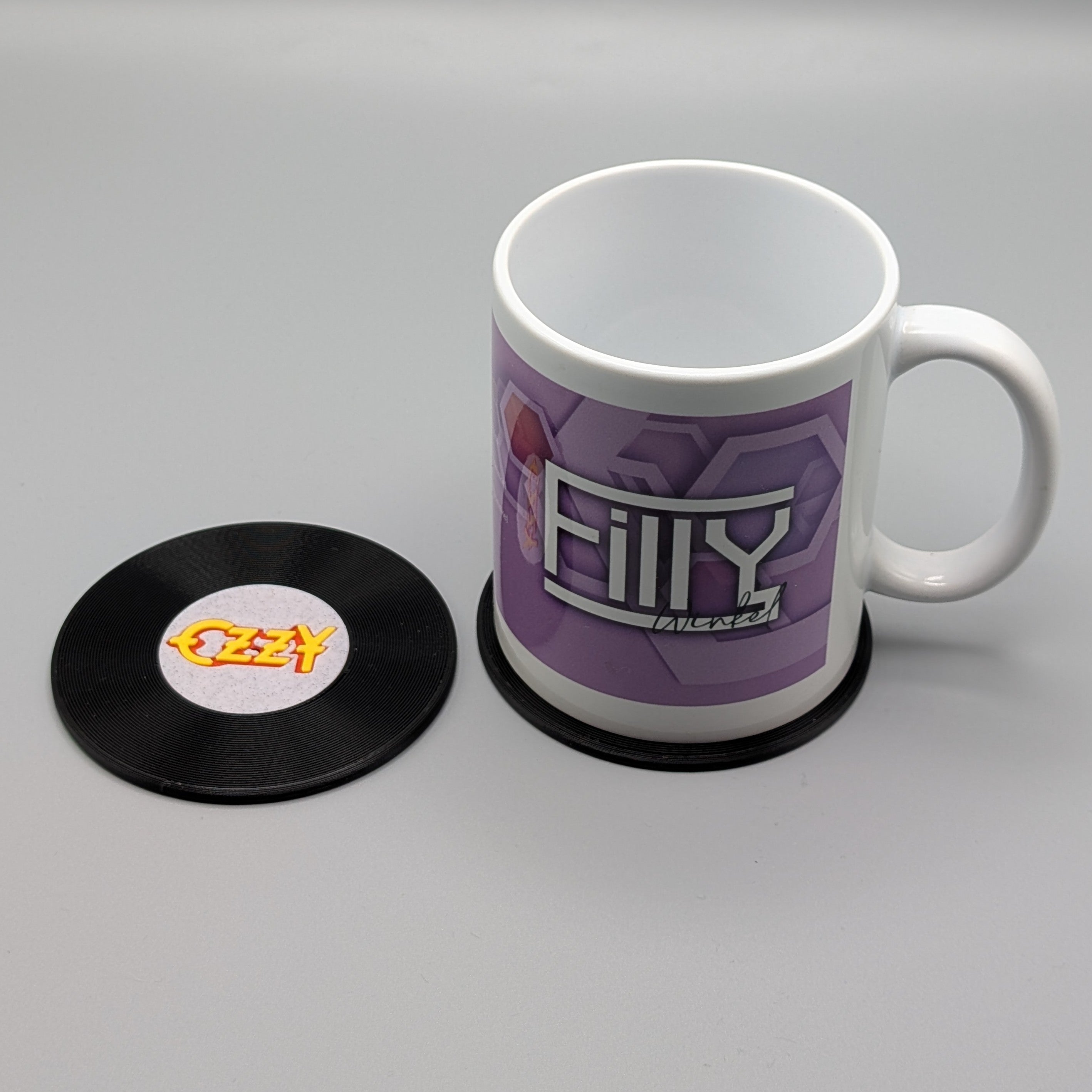 Record Coaster inspired by Ozzy Osbourne- Fillywinkel