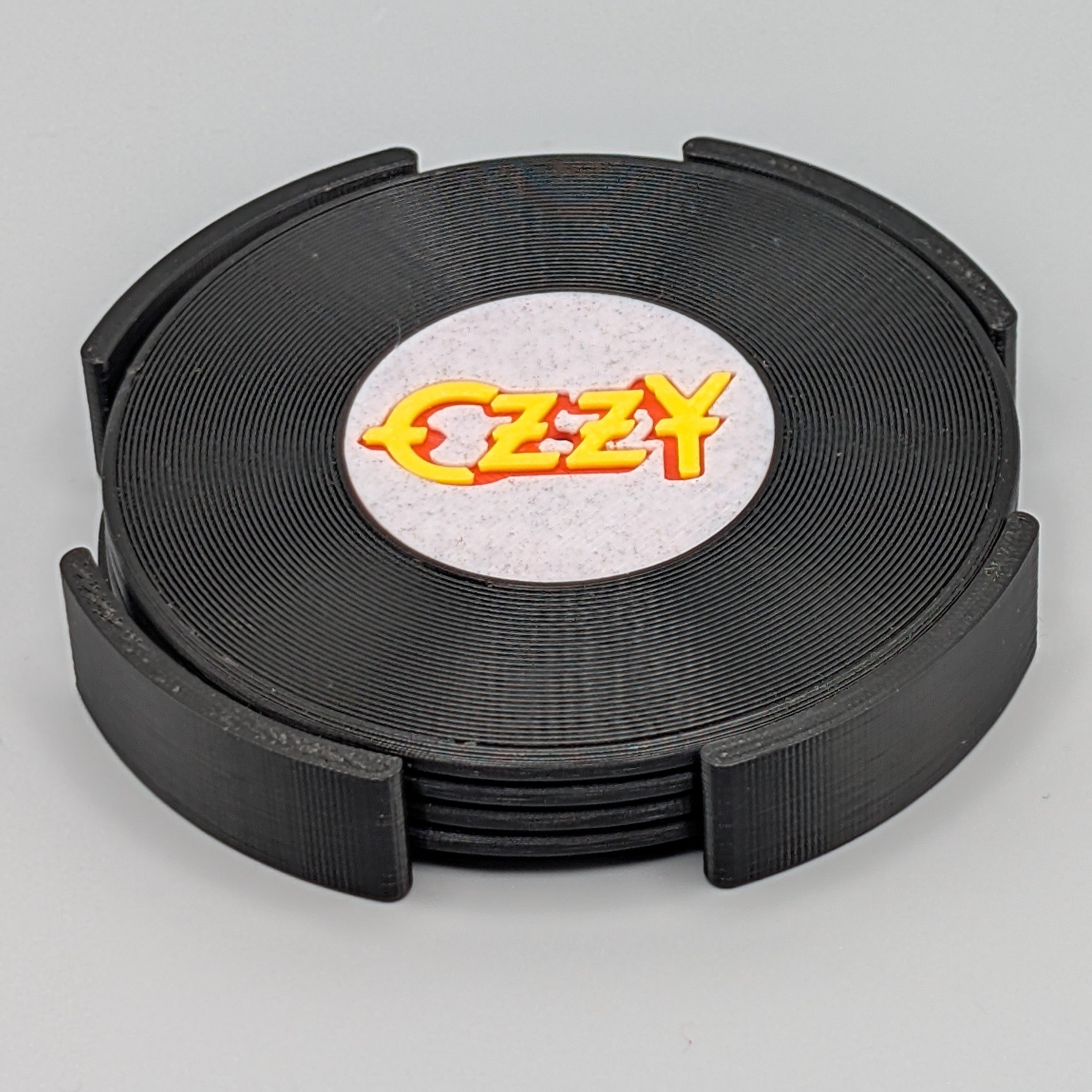 Record Coaster inspired by Ozzy Osbourne- Fillywinkel