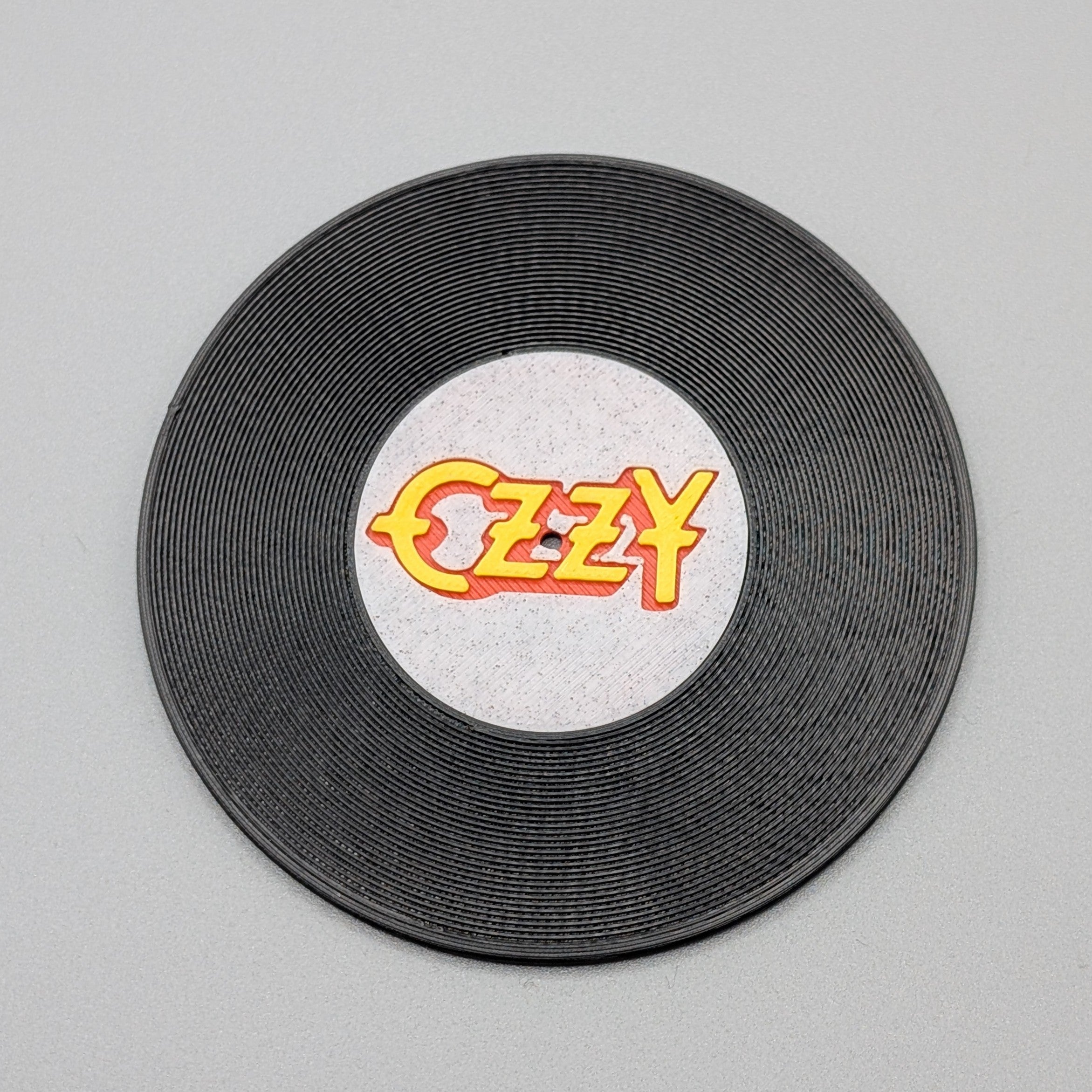 Record Coaster inspired by Ozzy Osbourne- Fillywinkel