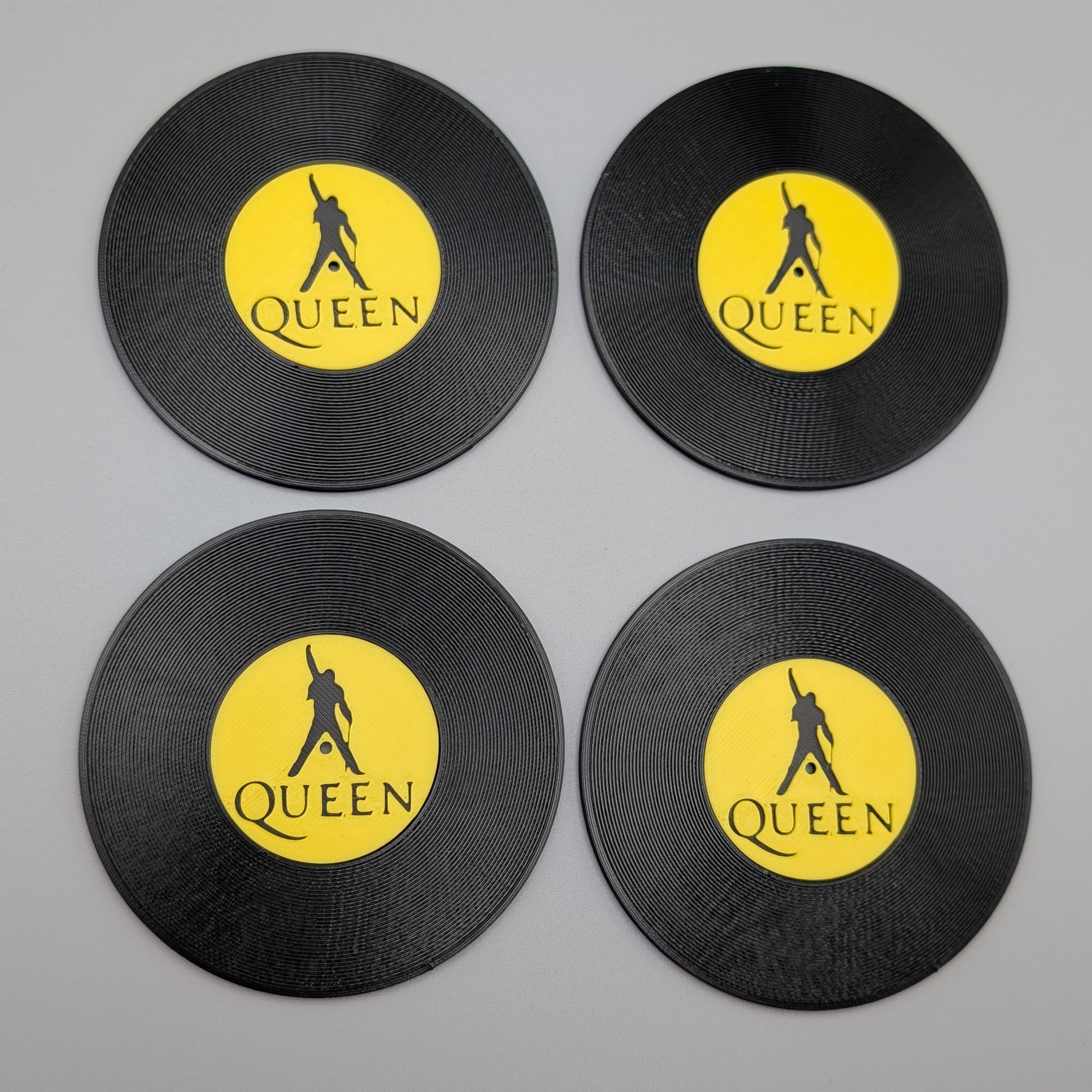 Record Coaster inspired by Queen - Fillywinkel