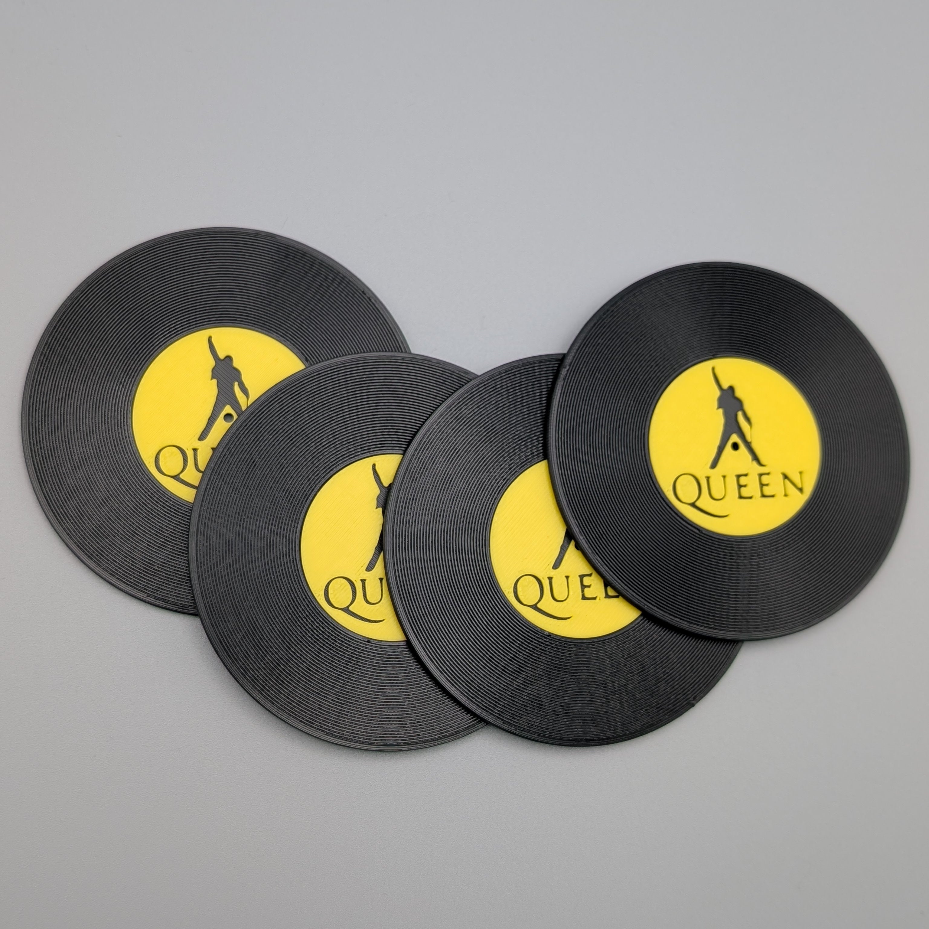 Record Coaster inspired by Queen - Fillywinkel