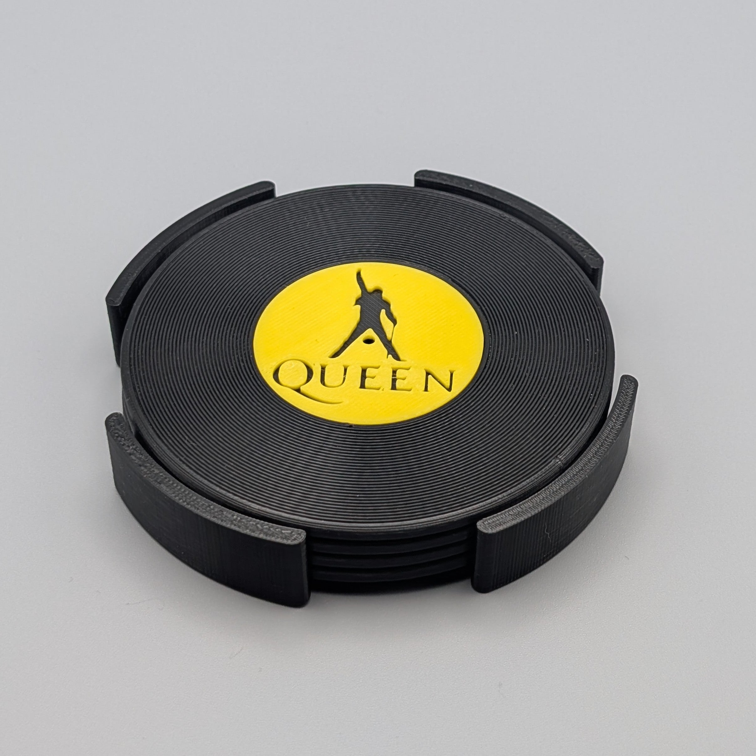 Record Coaster inspired by Queen - Fillywinkel