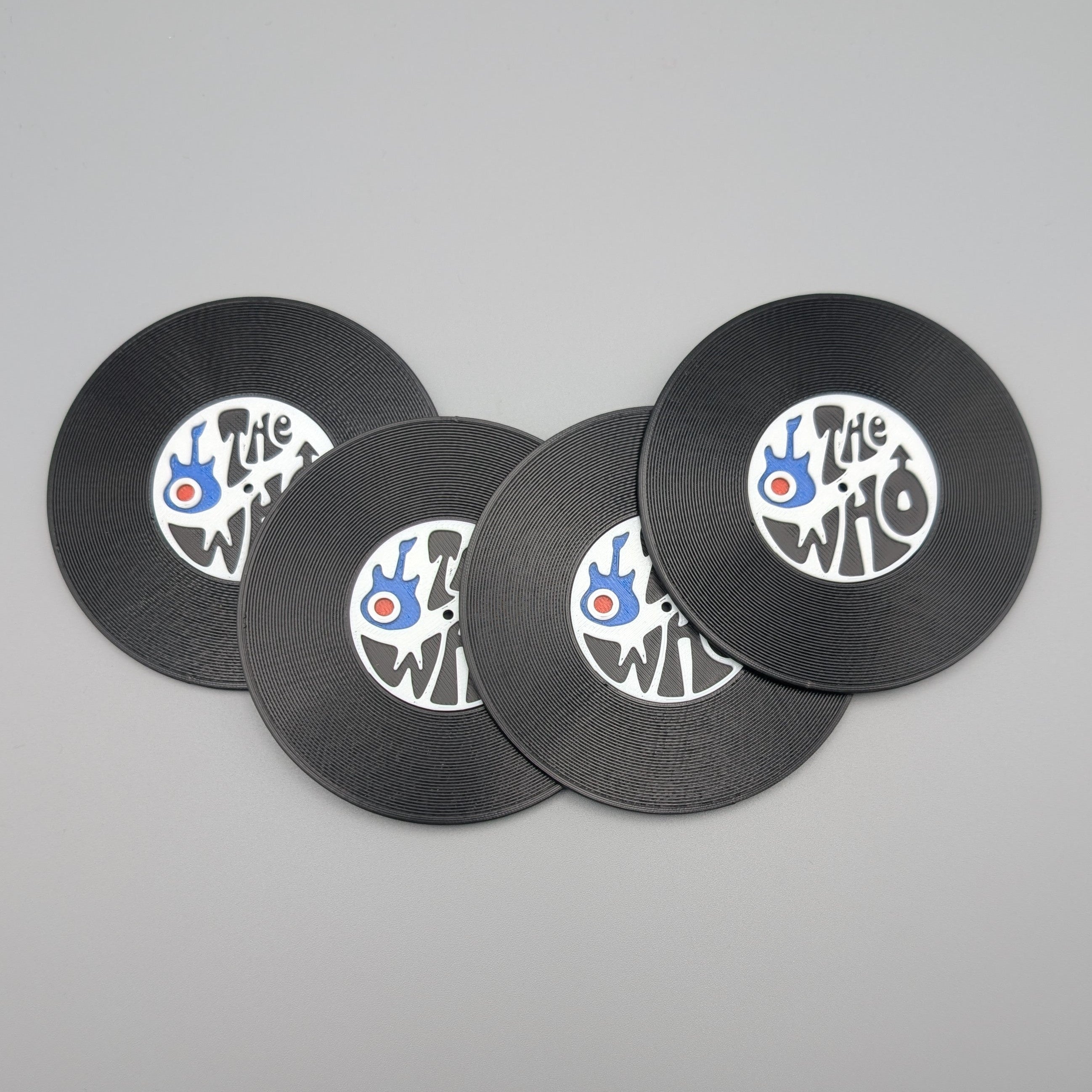 Record Coaster inspired by The Who - Fillywinkel
