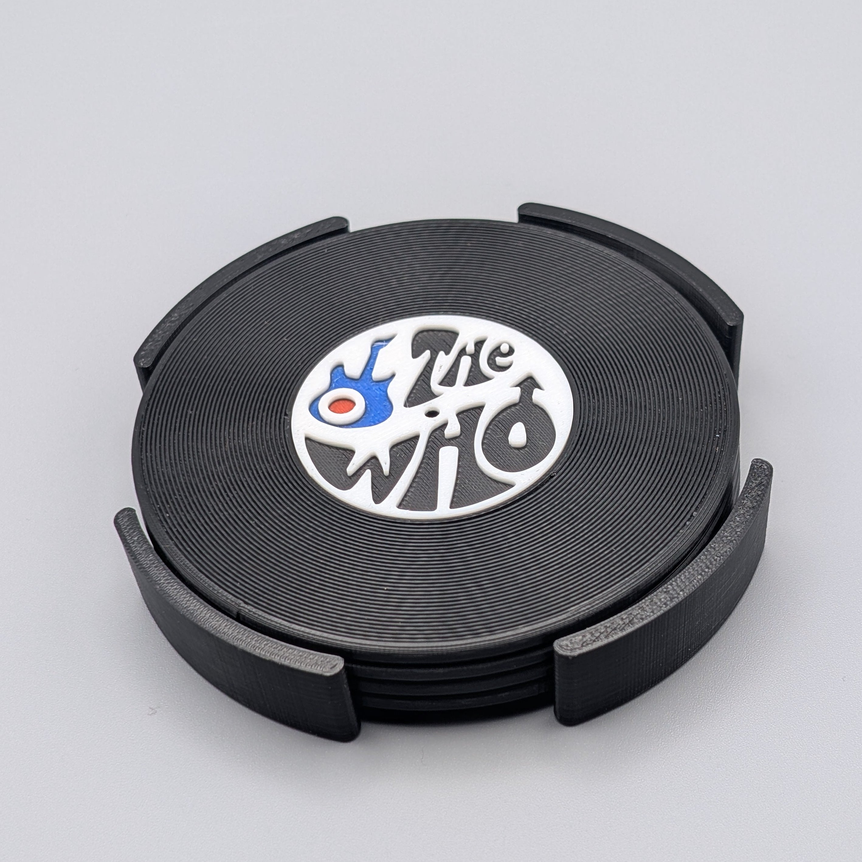 Record Coaster inspired by The Who - Fillywinkel