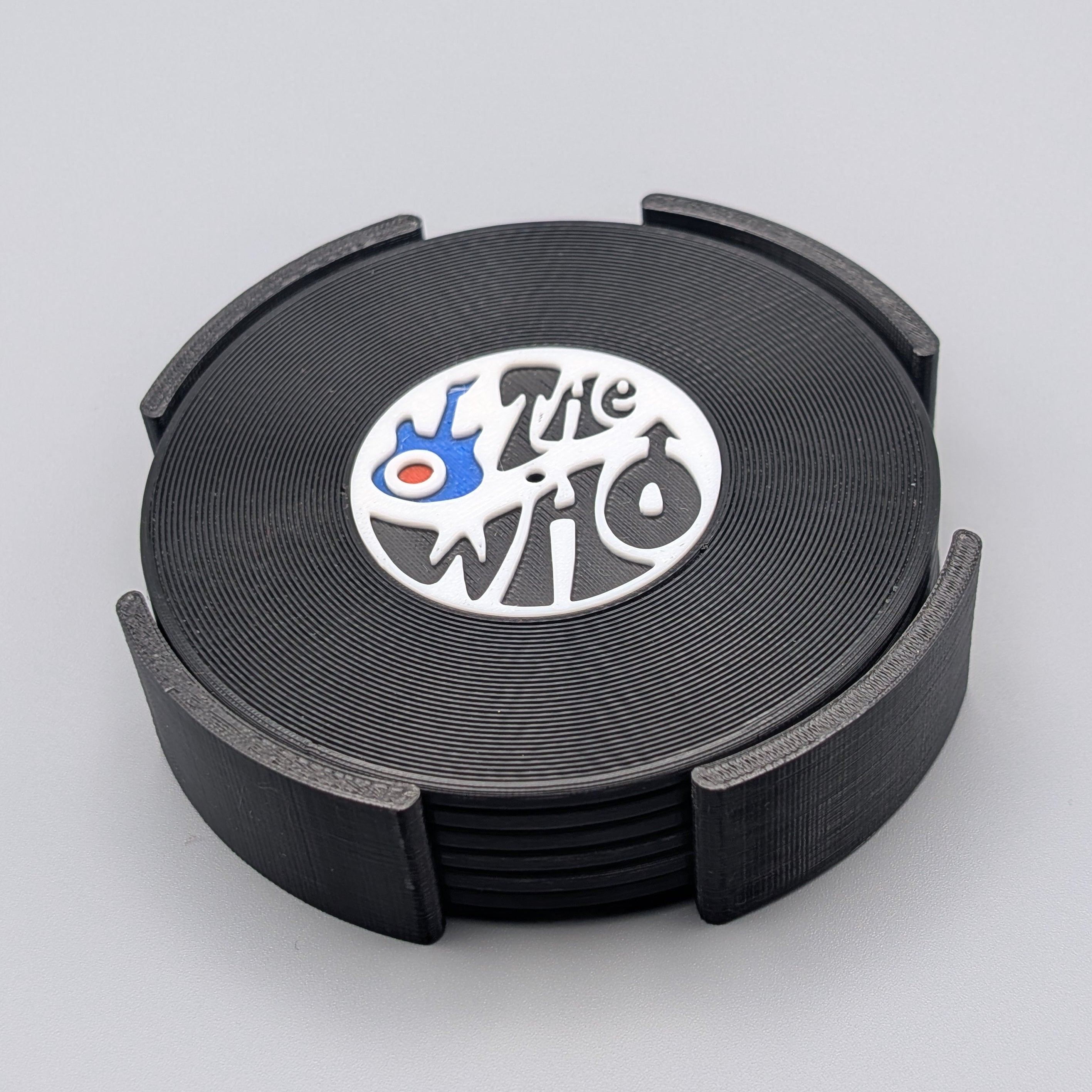 Record Coaster inspired by The Who - Fillywinkel