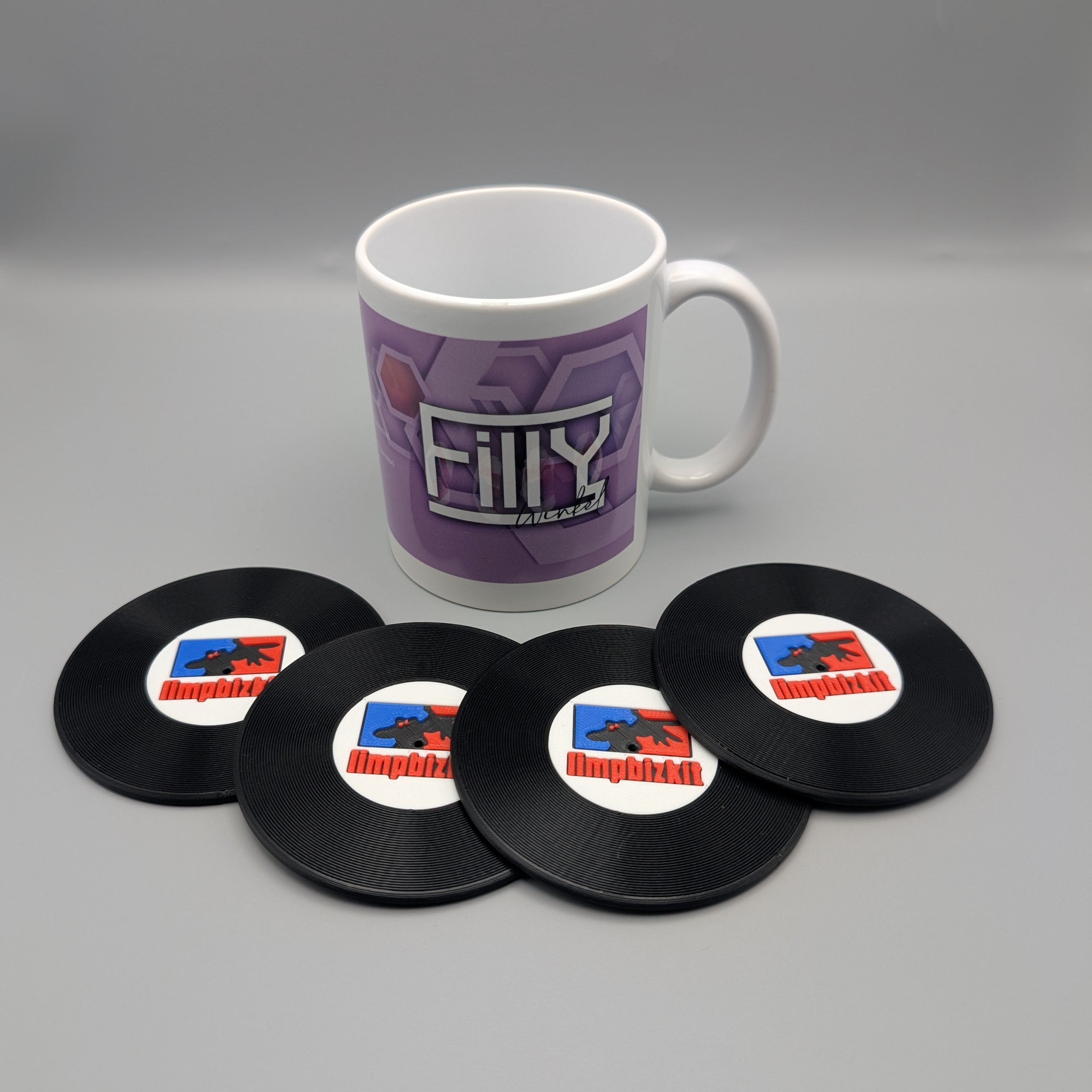 Record Coaster inspired by Limp Bizkit - Fillywinkel