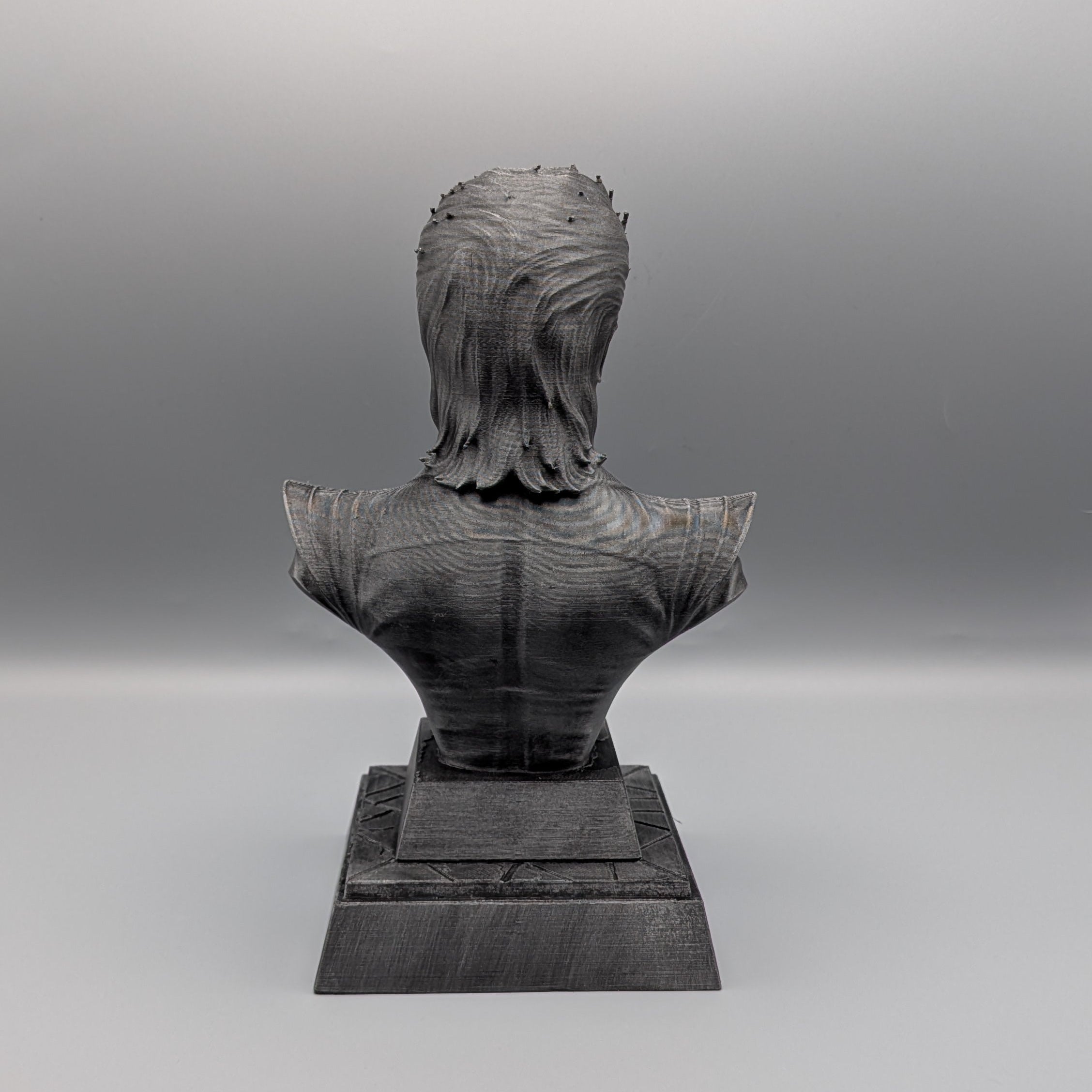 Rock Legend Bust Tribute to Bowie back view