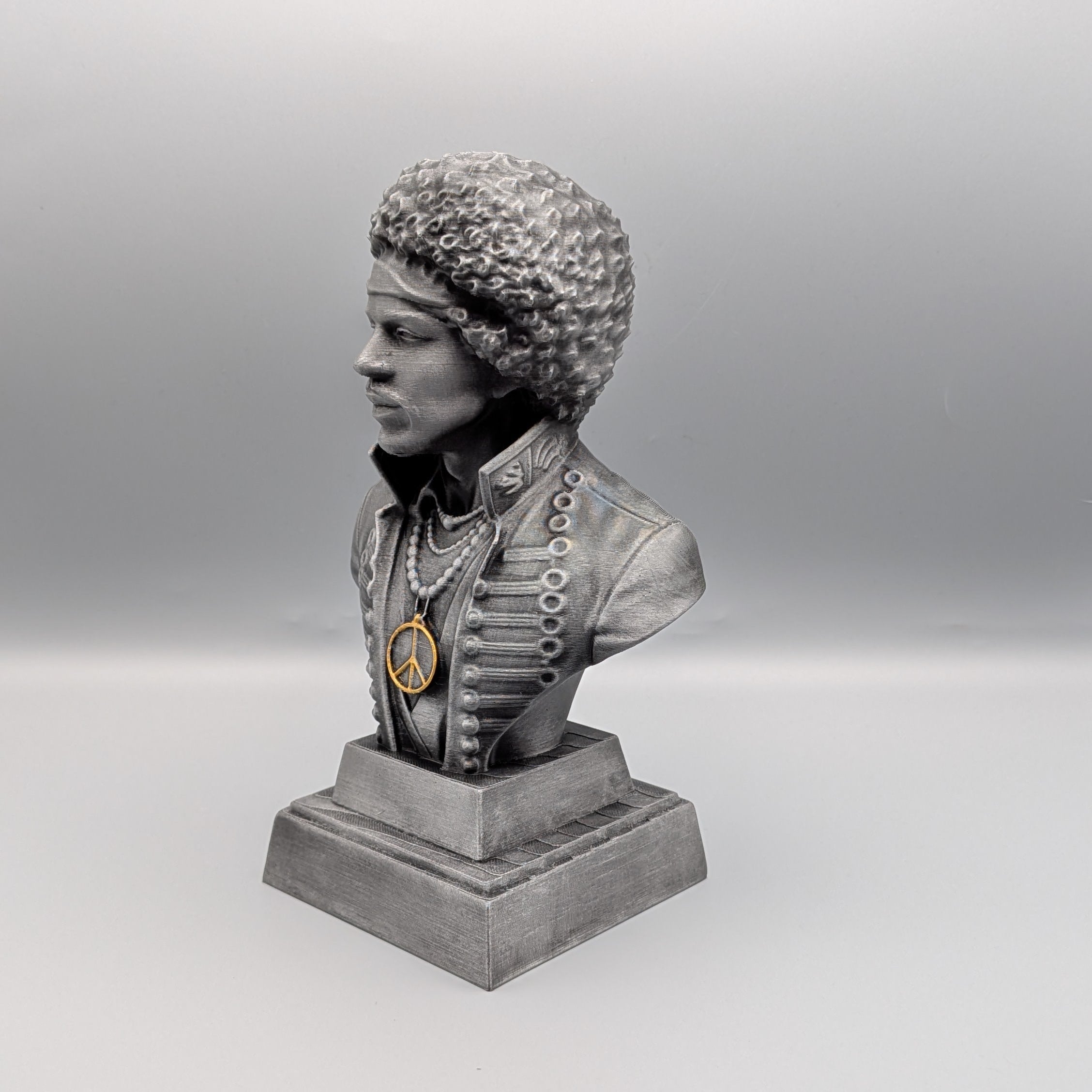 Rock Legend Bust Tribute to Jimmy left-hand side profile