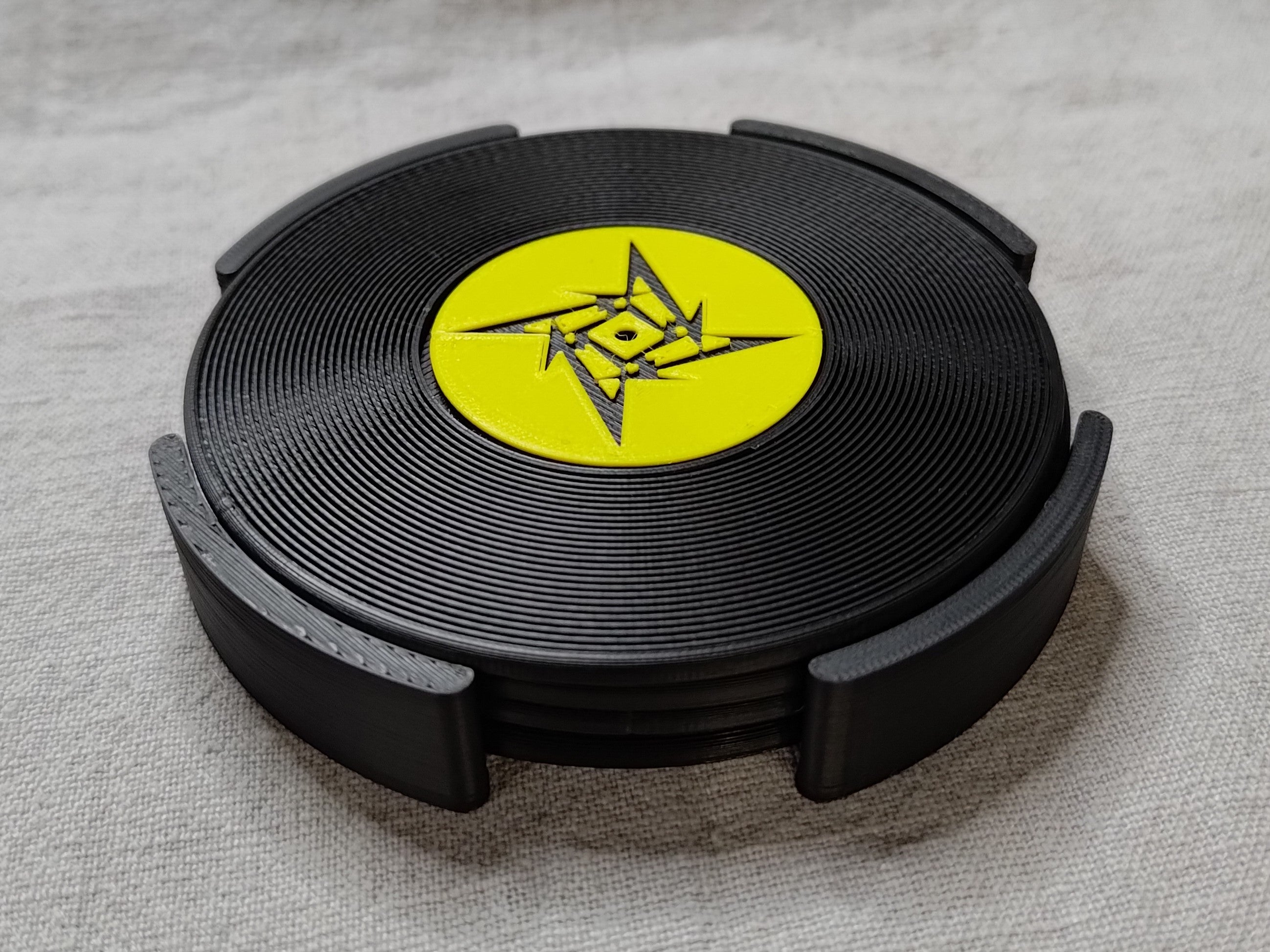 Record Coaster inspired by Metallica - Fillywinkel