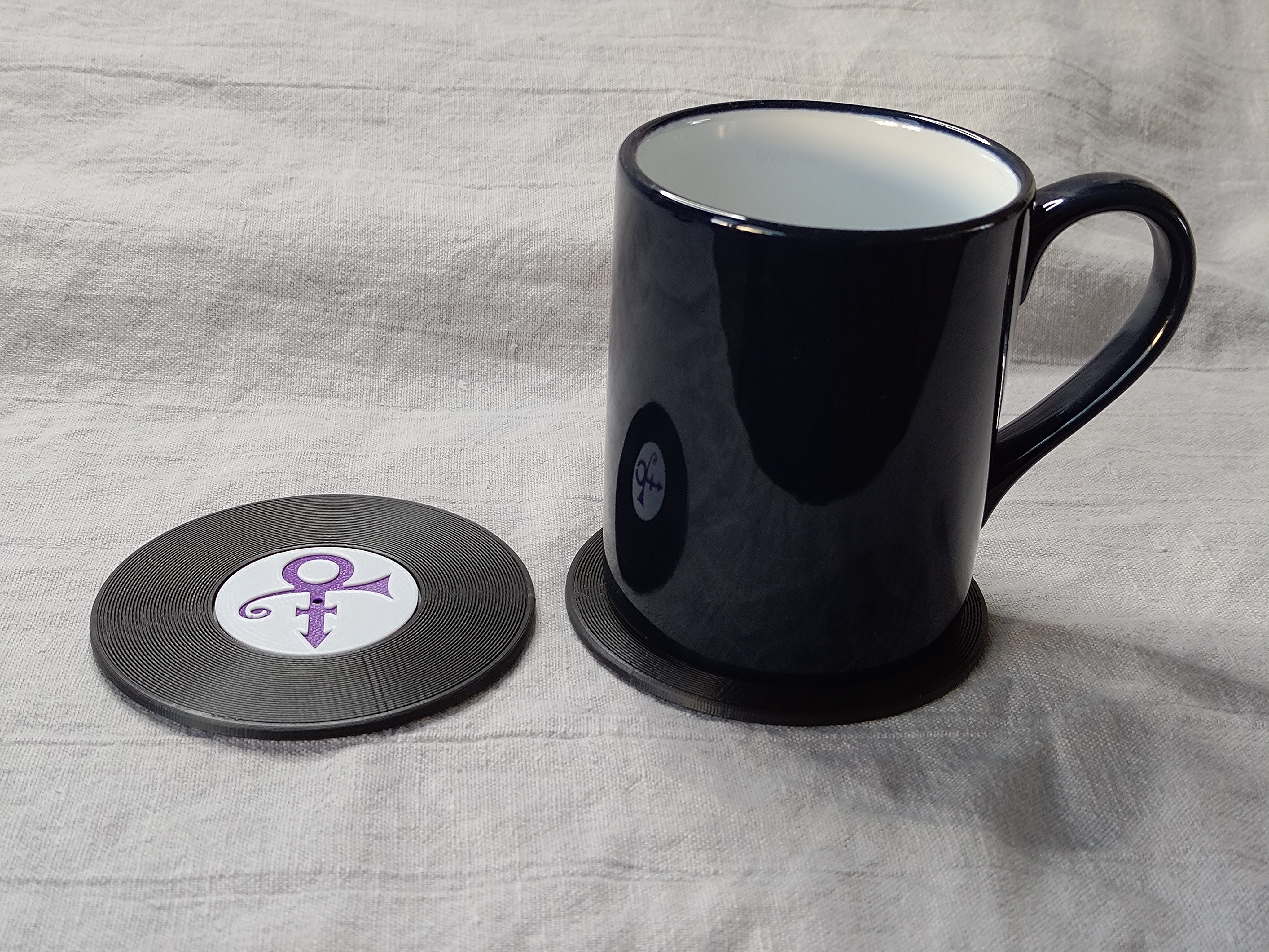 Record Coaster inspired by Prince - Fillywinkel