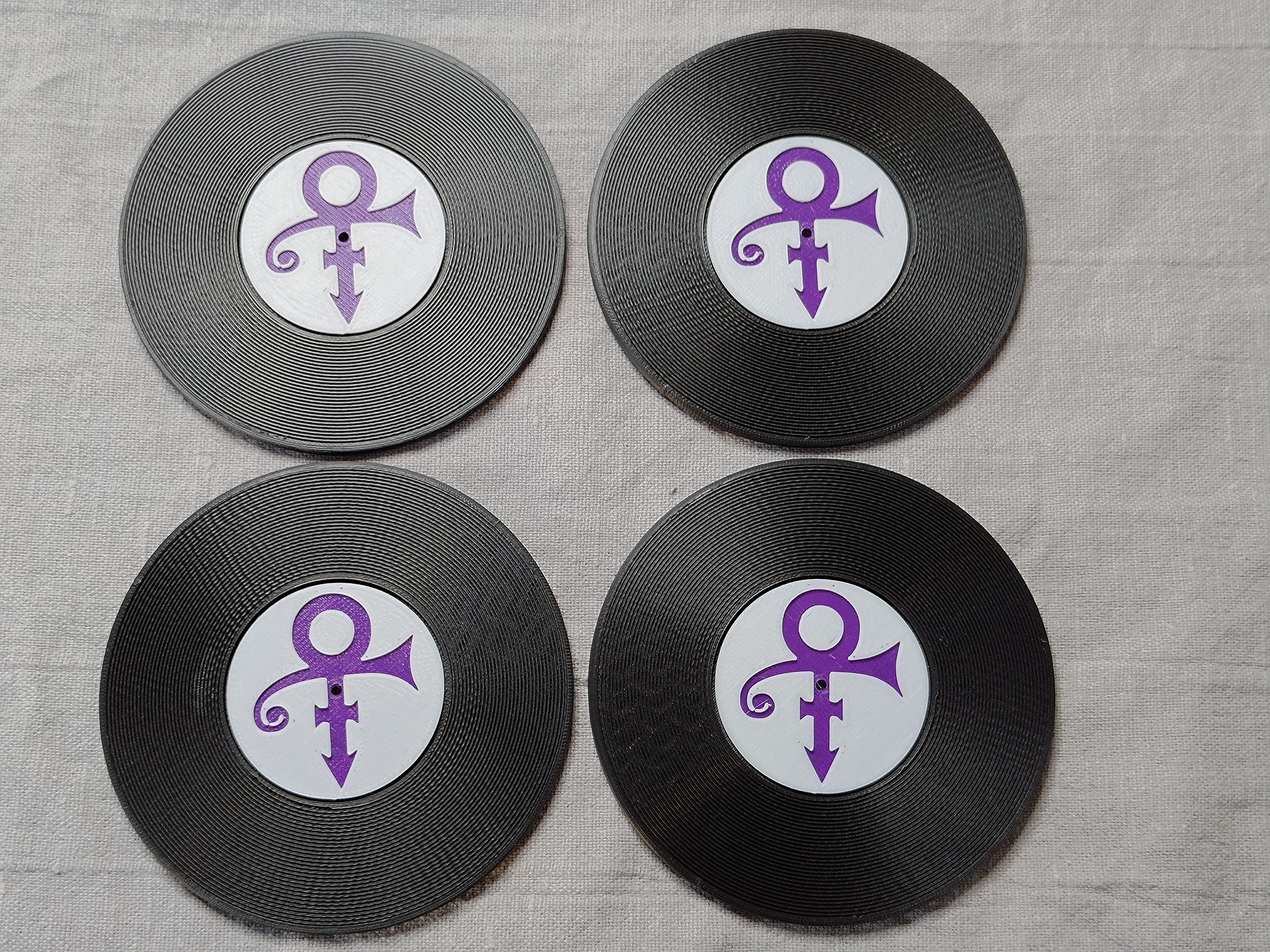 Record Coaster inspired by Prince - Fillywinkel