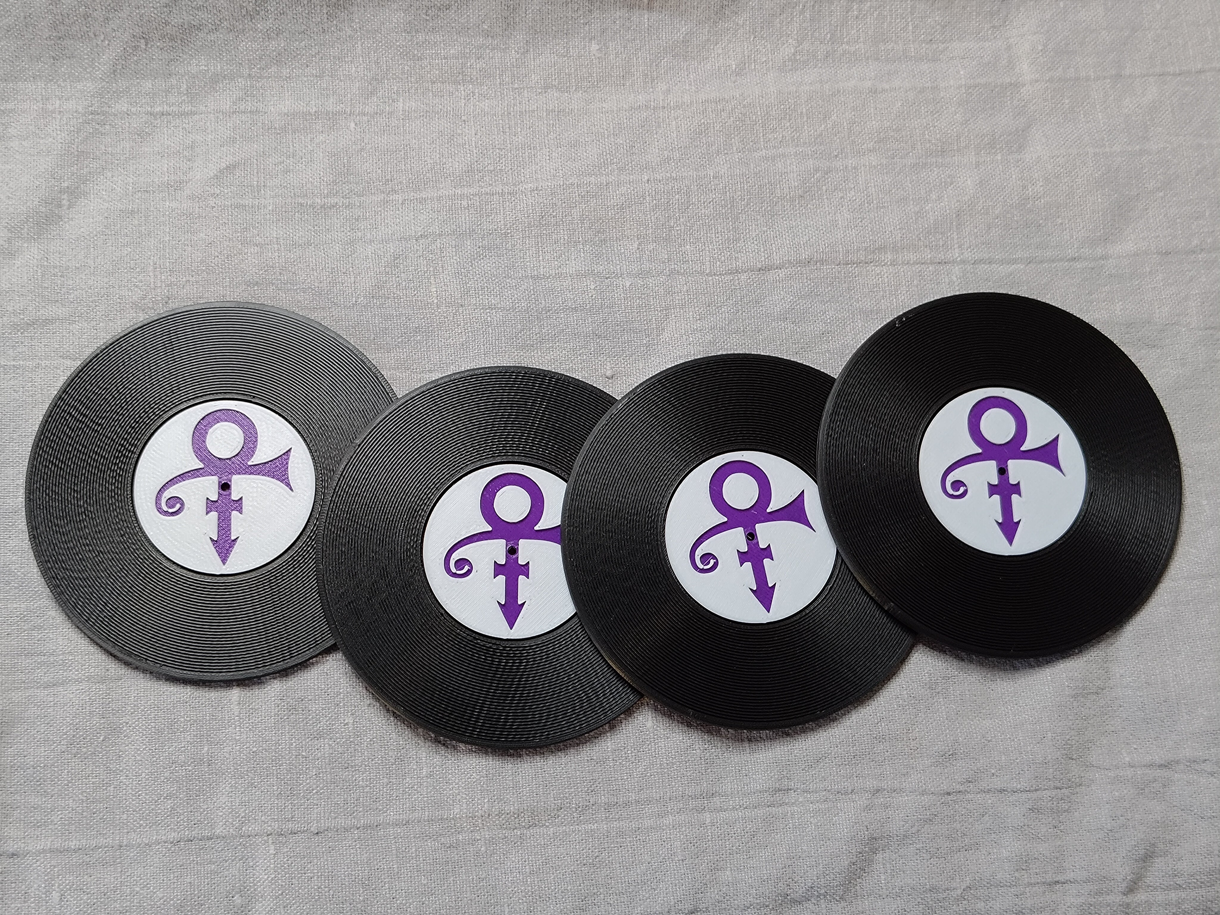 Record Coaster inspired by Prince - Fillywinkel