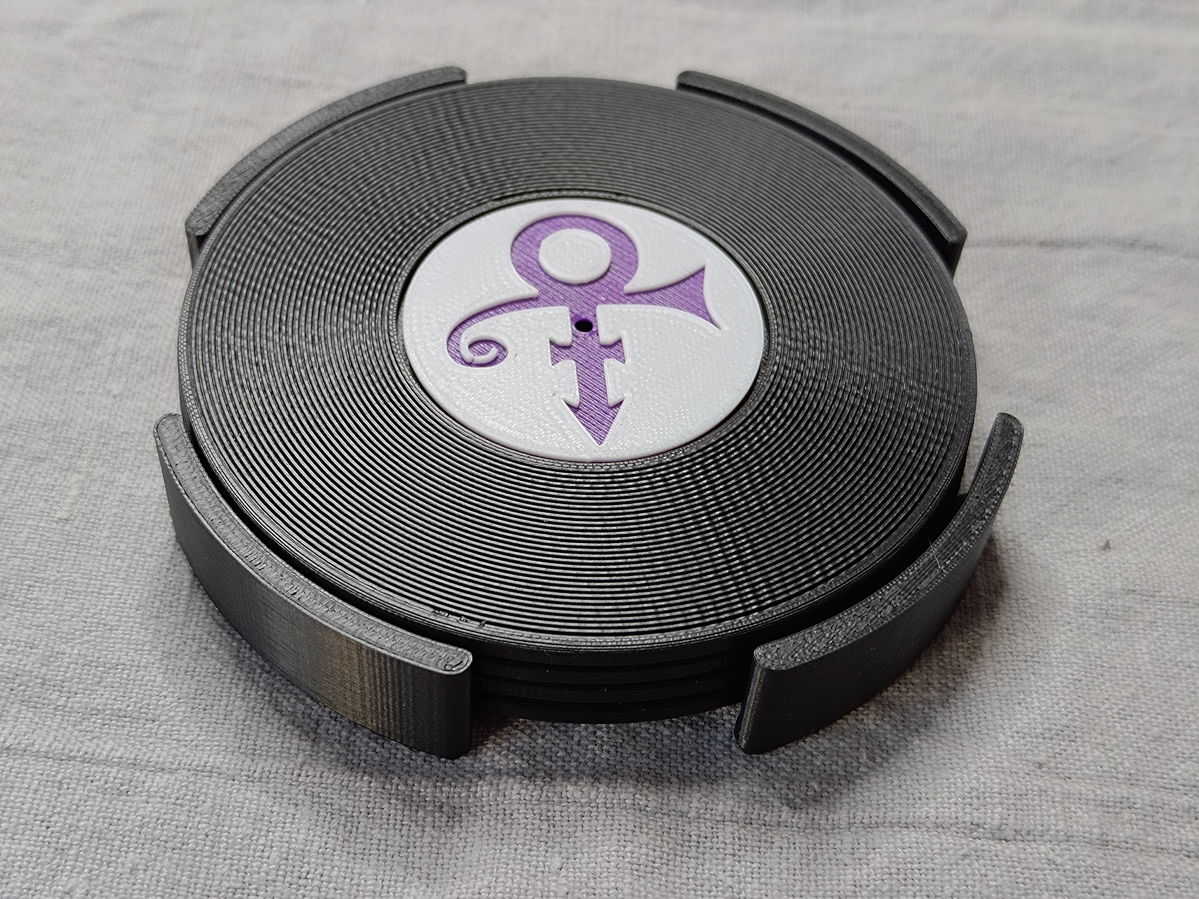 Record Coaster inspired by Prince - Fillywinkel