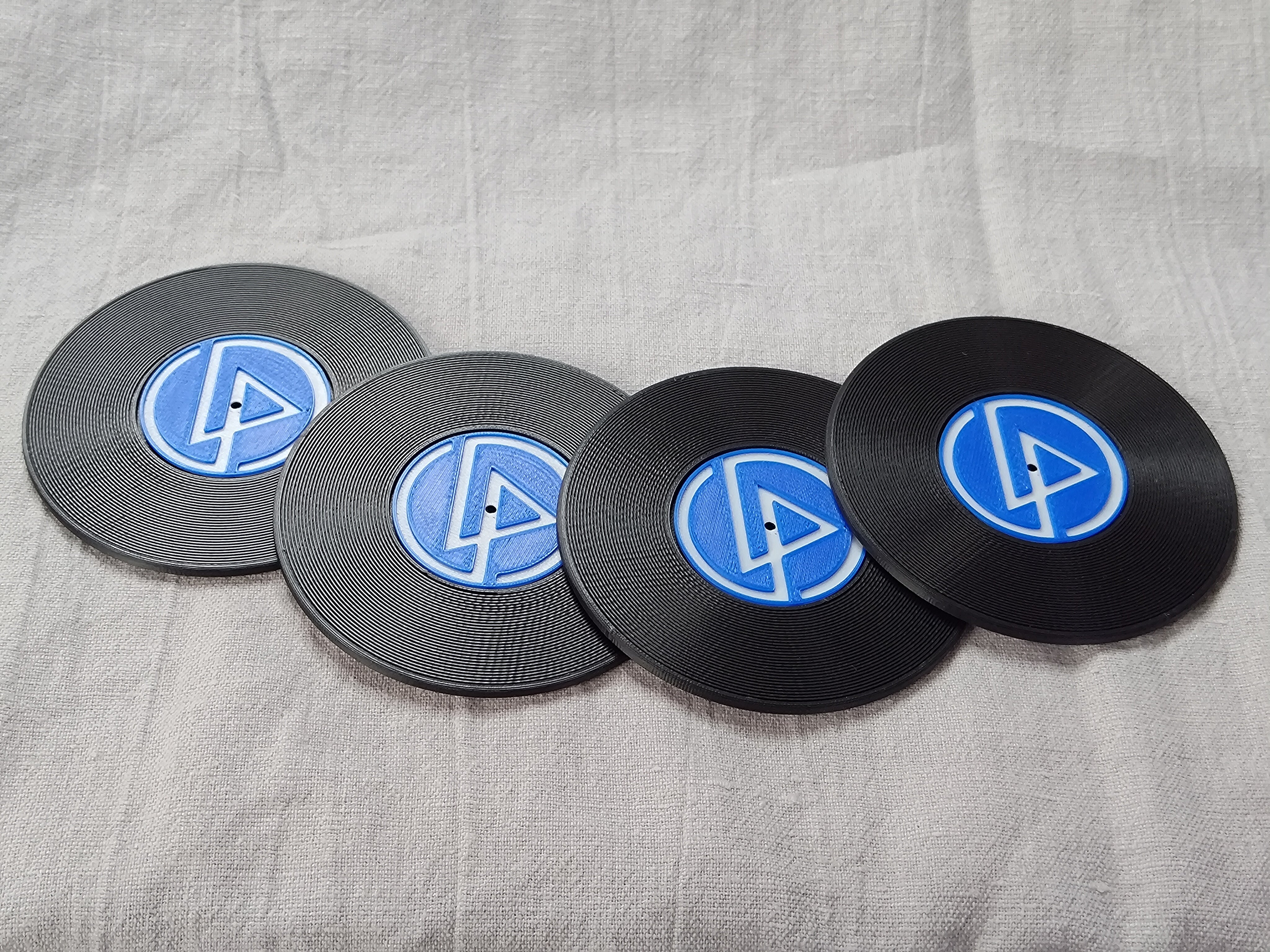 Record Coaster inspired by Linkin Park - Fillywinkel