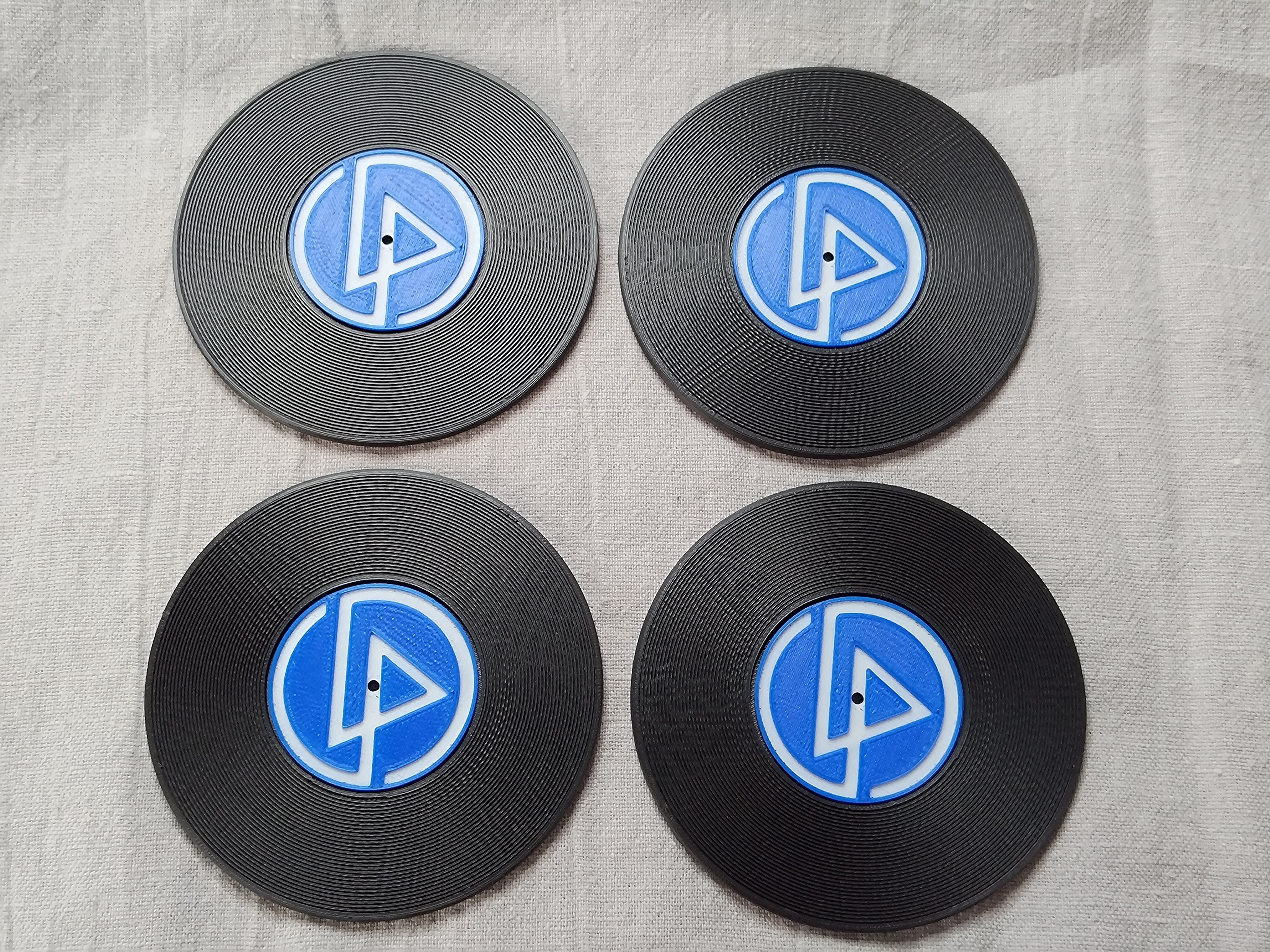 Record Coaster inspired by Linkin Park - Fillywinkel