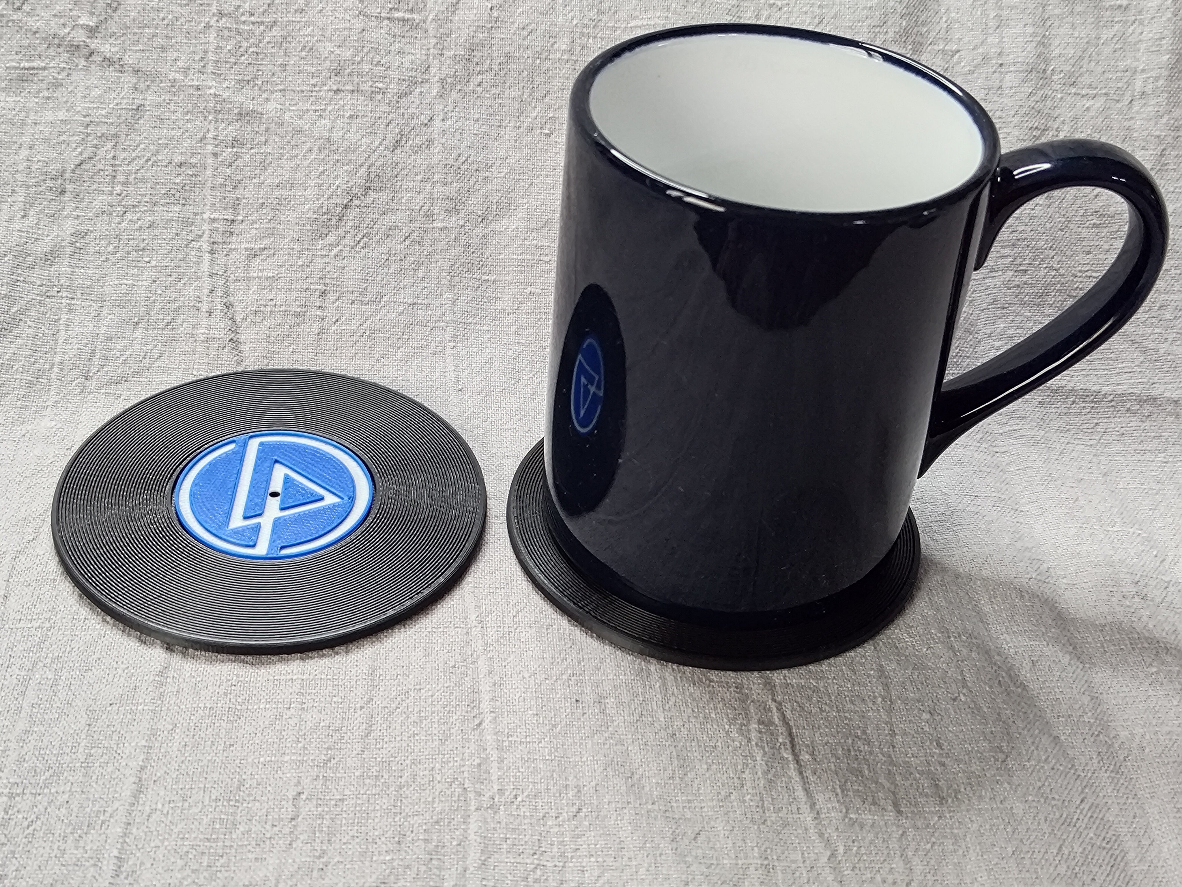 Record Coaster inspired by Linkin Park - Fillywinkel