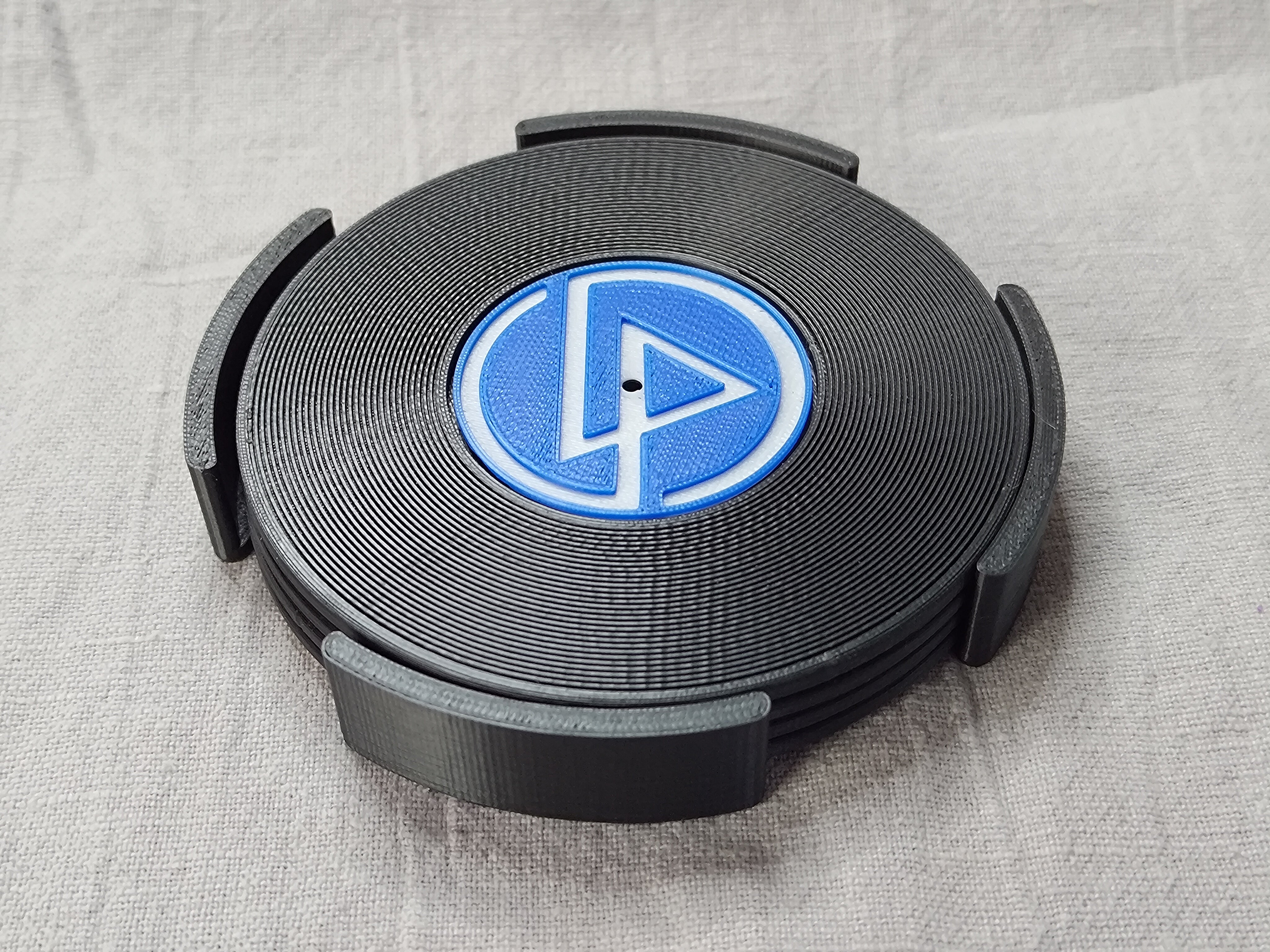 Record Coaster inspired by Linkin Park - Fillywinkel