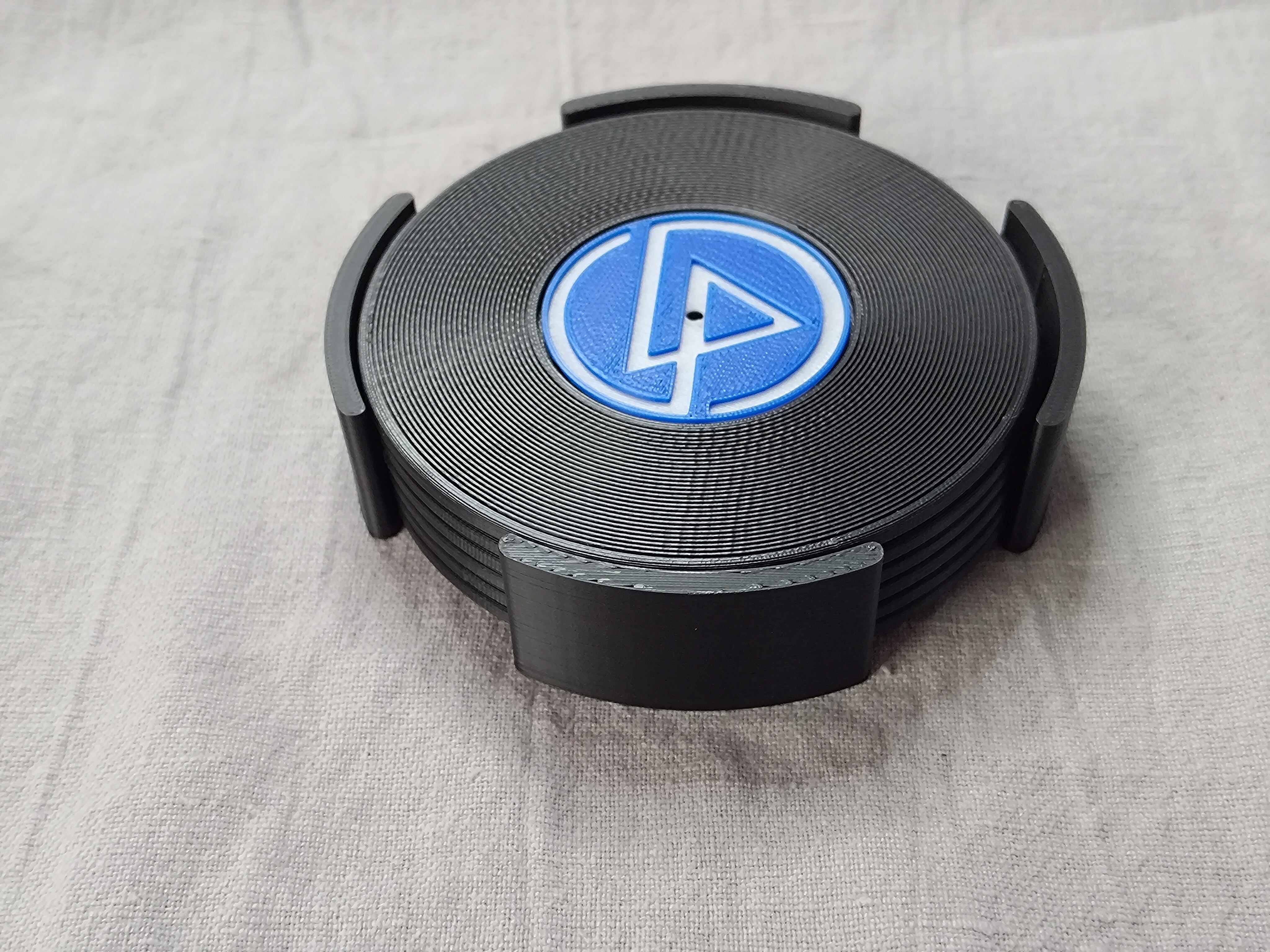 Record Coaster inspired by Linkin Park - Fillywinkel