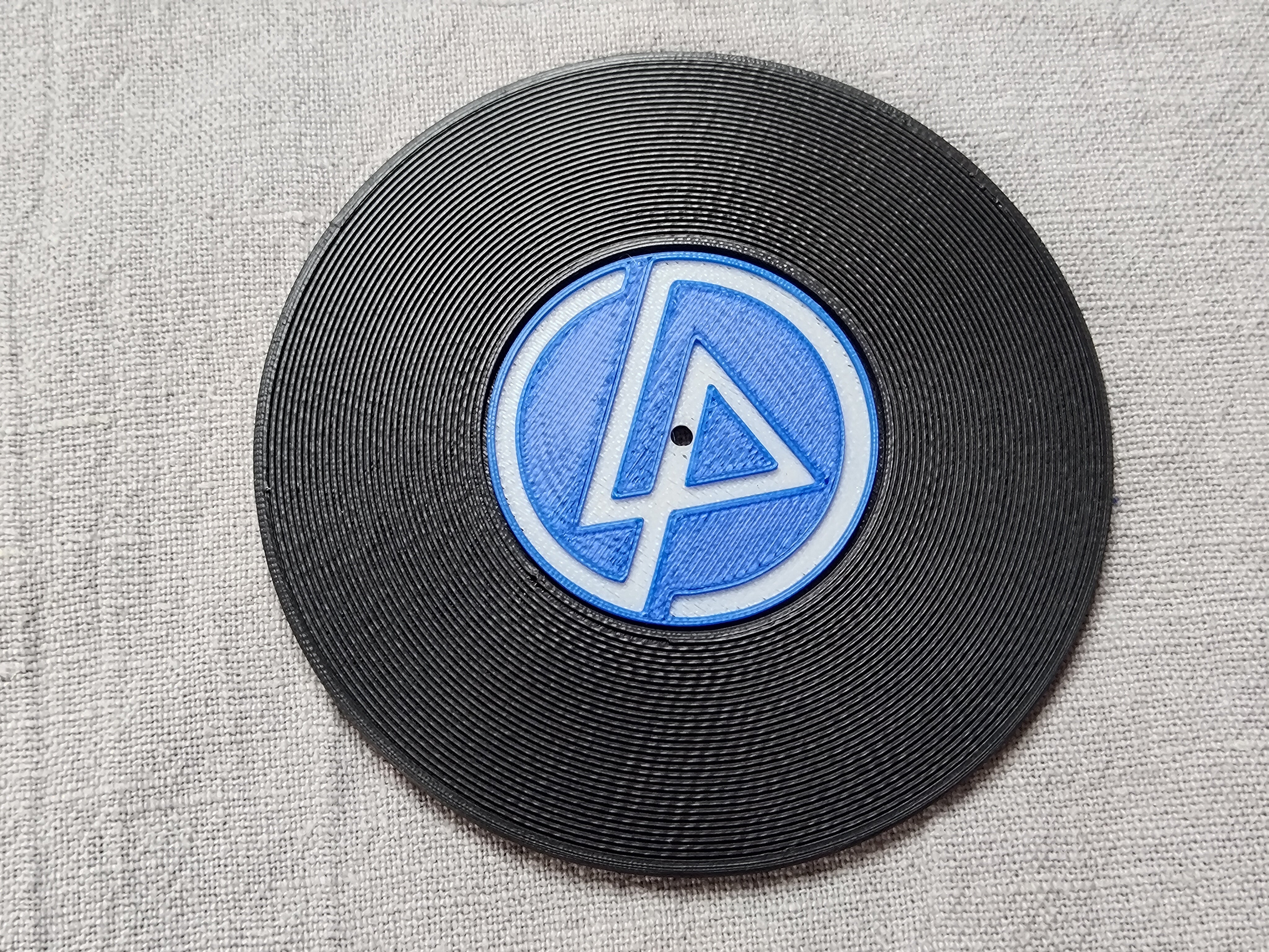 Record Coaster inspired by Linkin Park - Fillywinkel