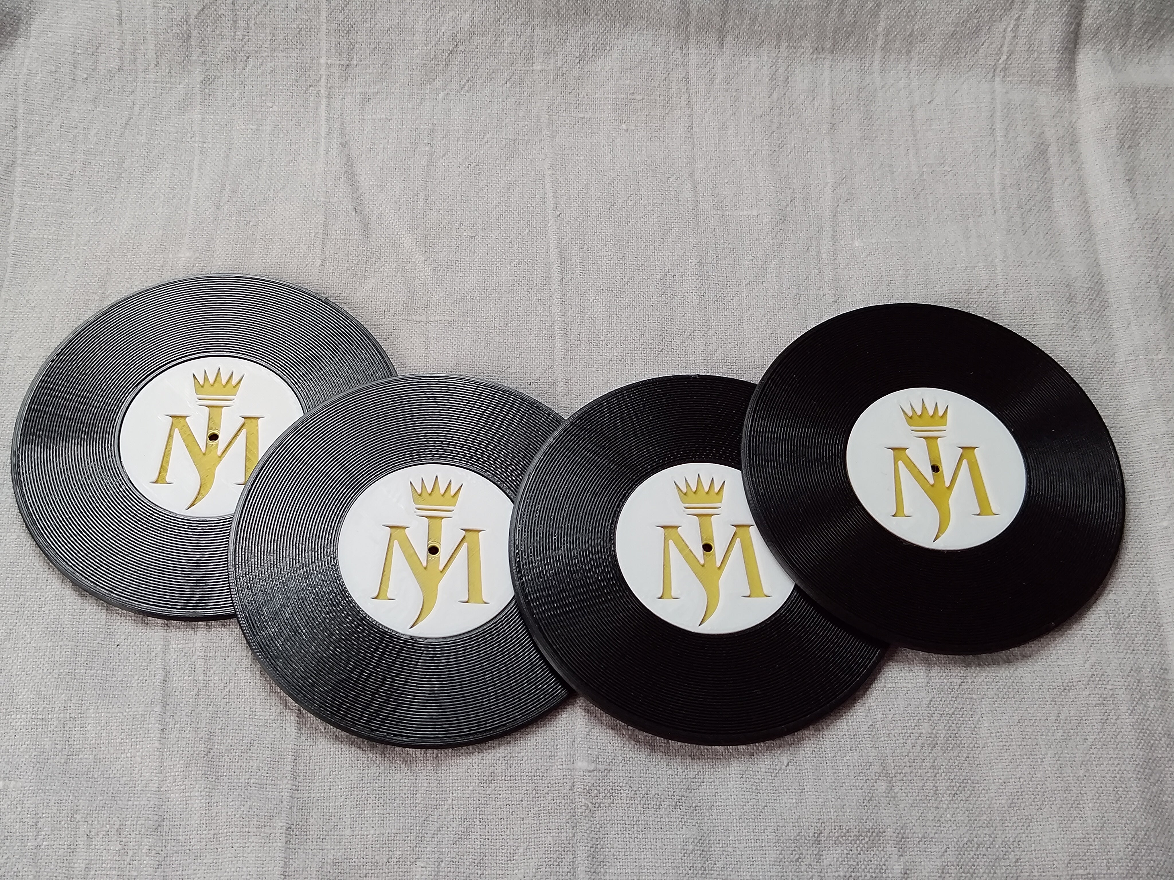 Record Coaster inspired by Michael Jackson - Fillywinkel