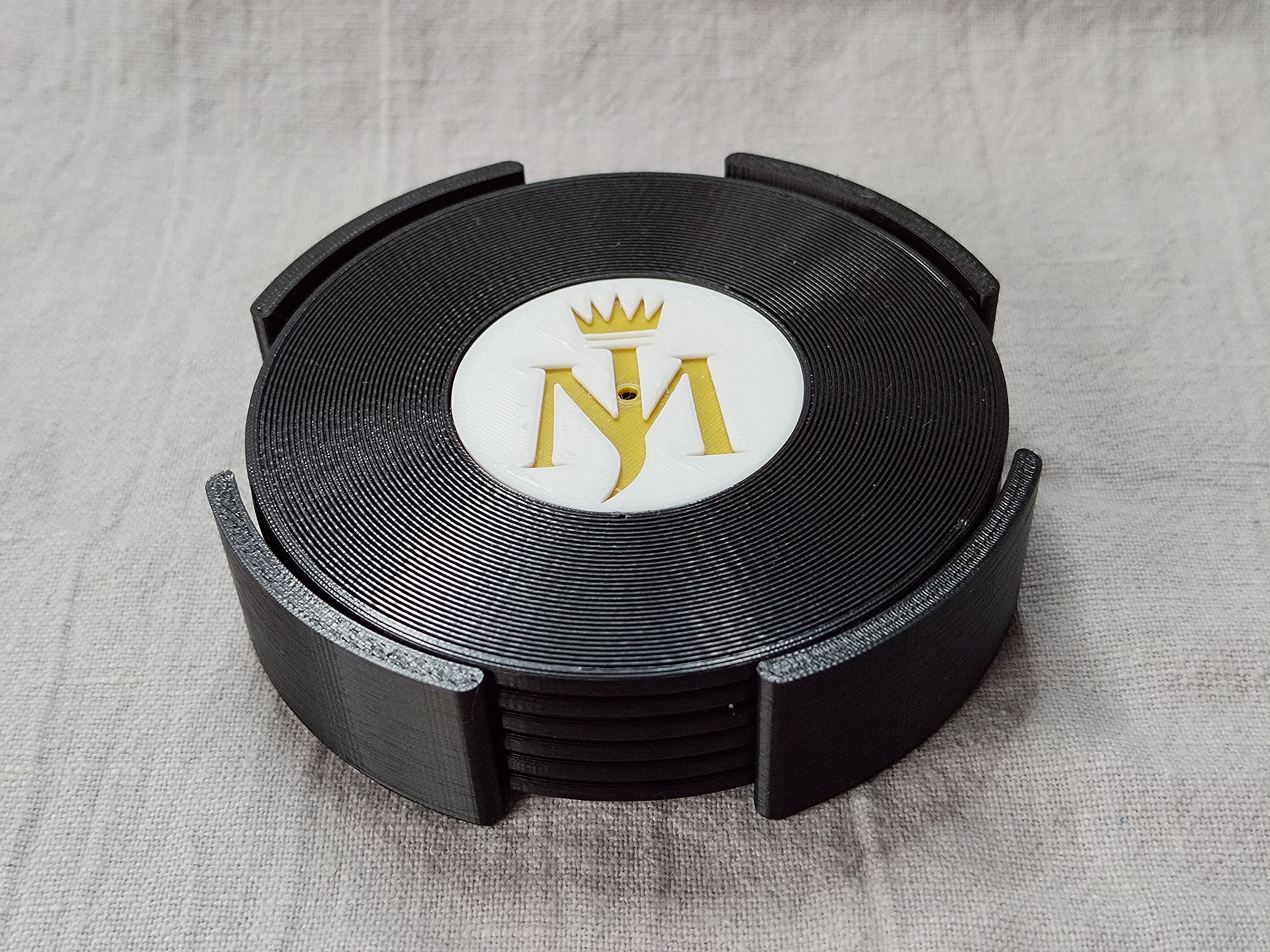Record Coaster inspired by Michael Jackson - Fillywinkel