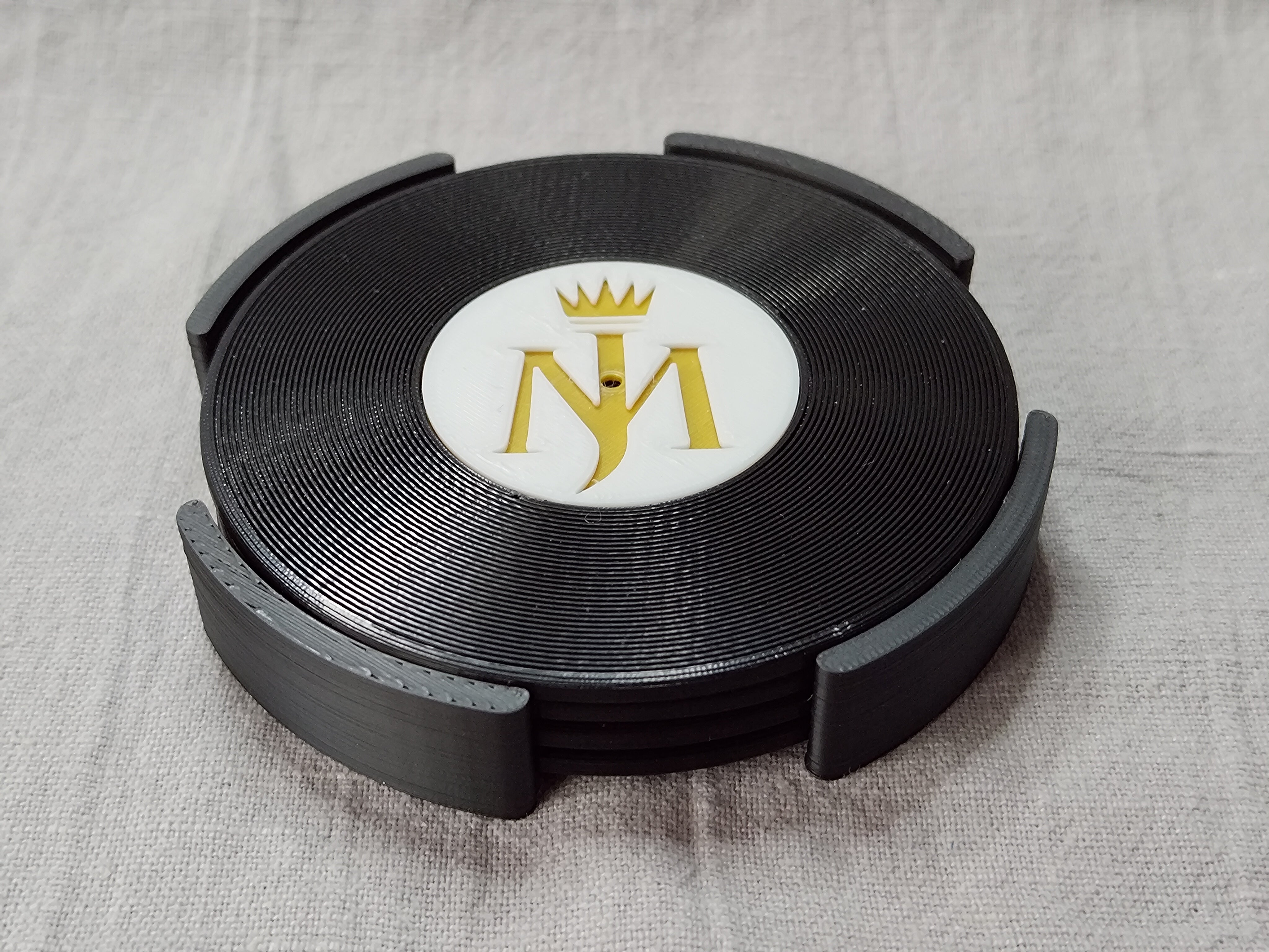 Record Coaster inspired by Michael Jackson - Fillywinkel