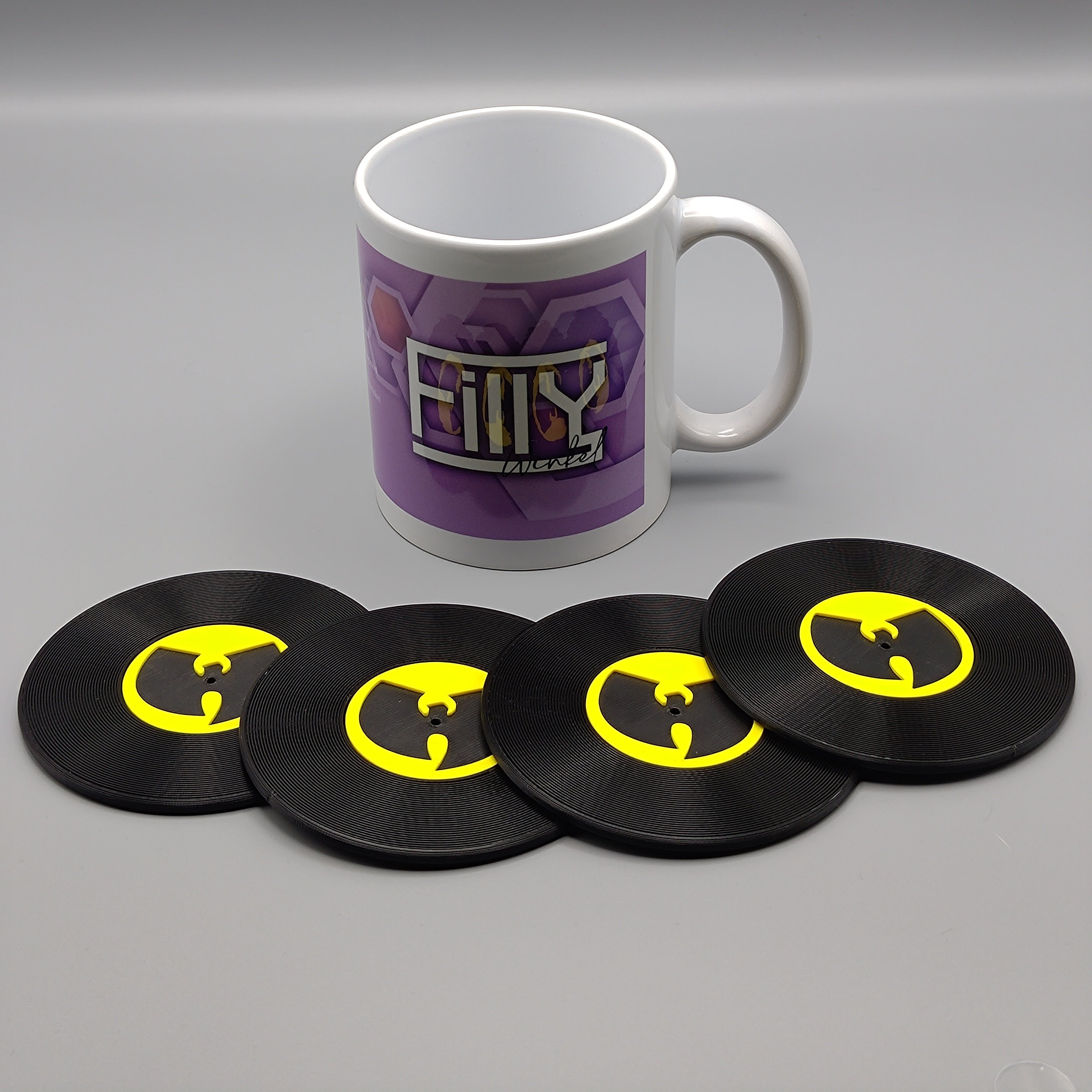 Record Coaster inspired by Wu Tang Clan - Fillywinkel