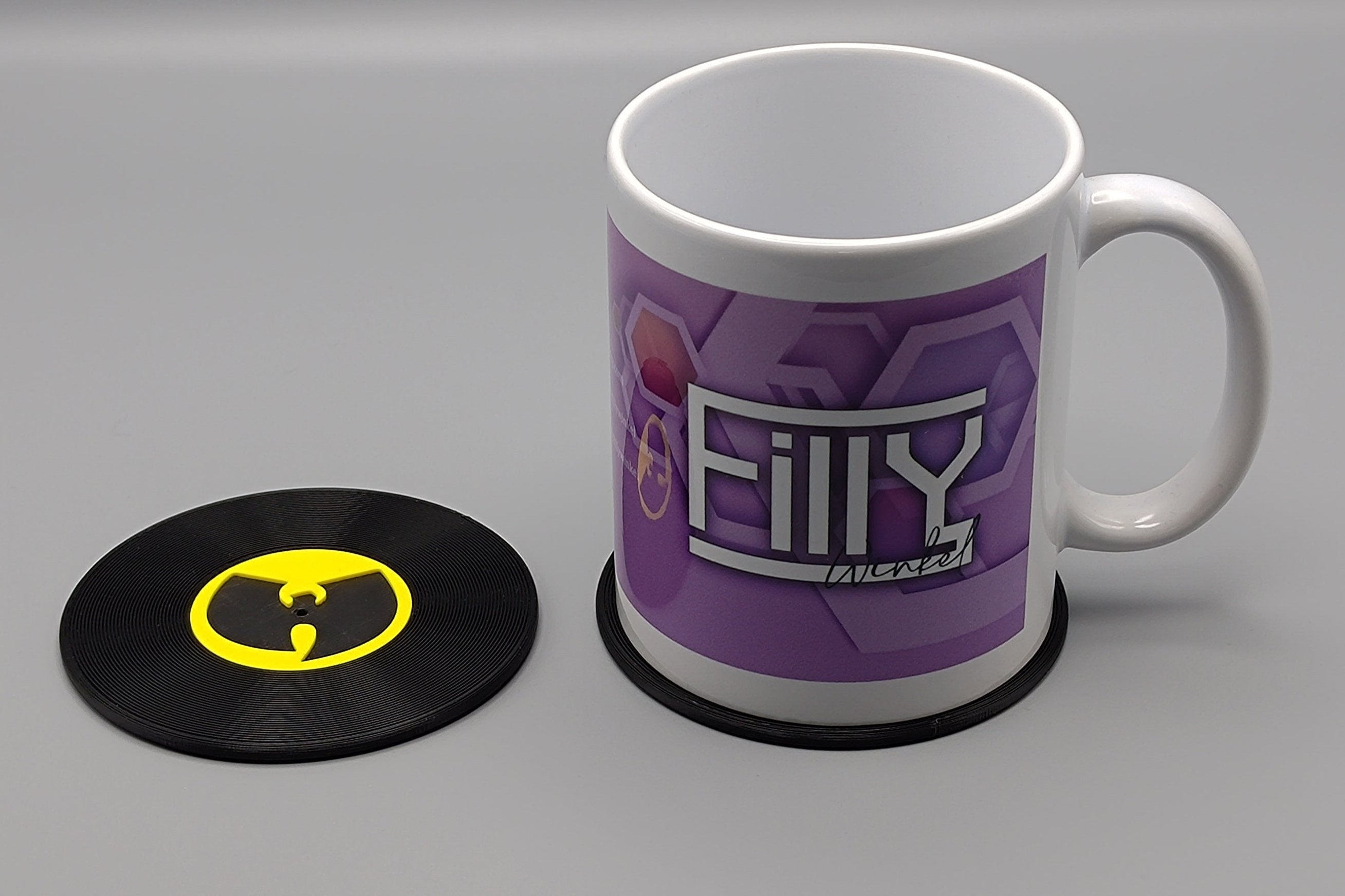 Record Coaster inspired by Wu Tang Clan - Fillywinkel