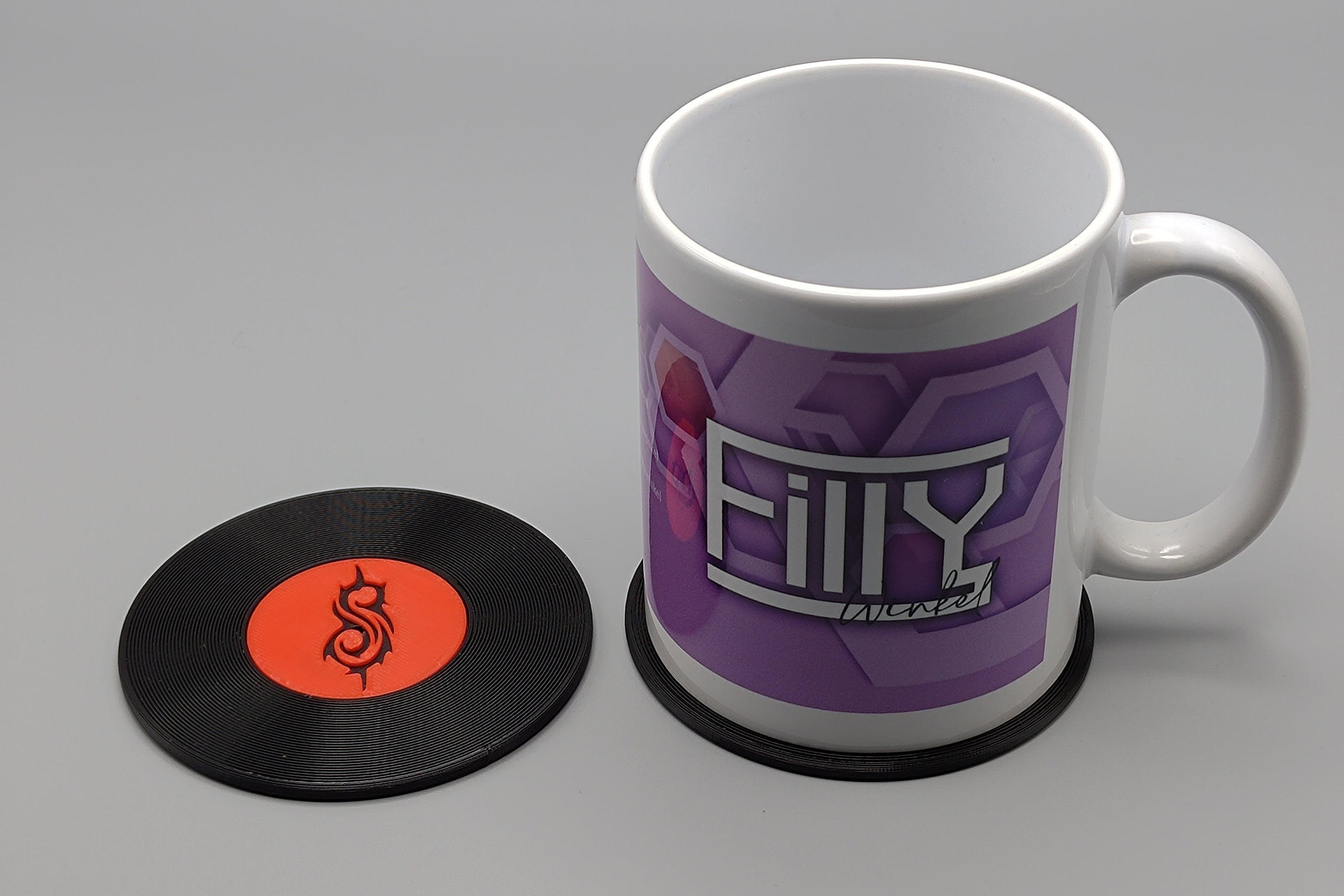 Record Coaster inspired by Slipknot - Fillywinkel