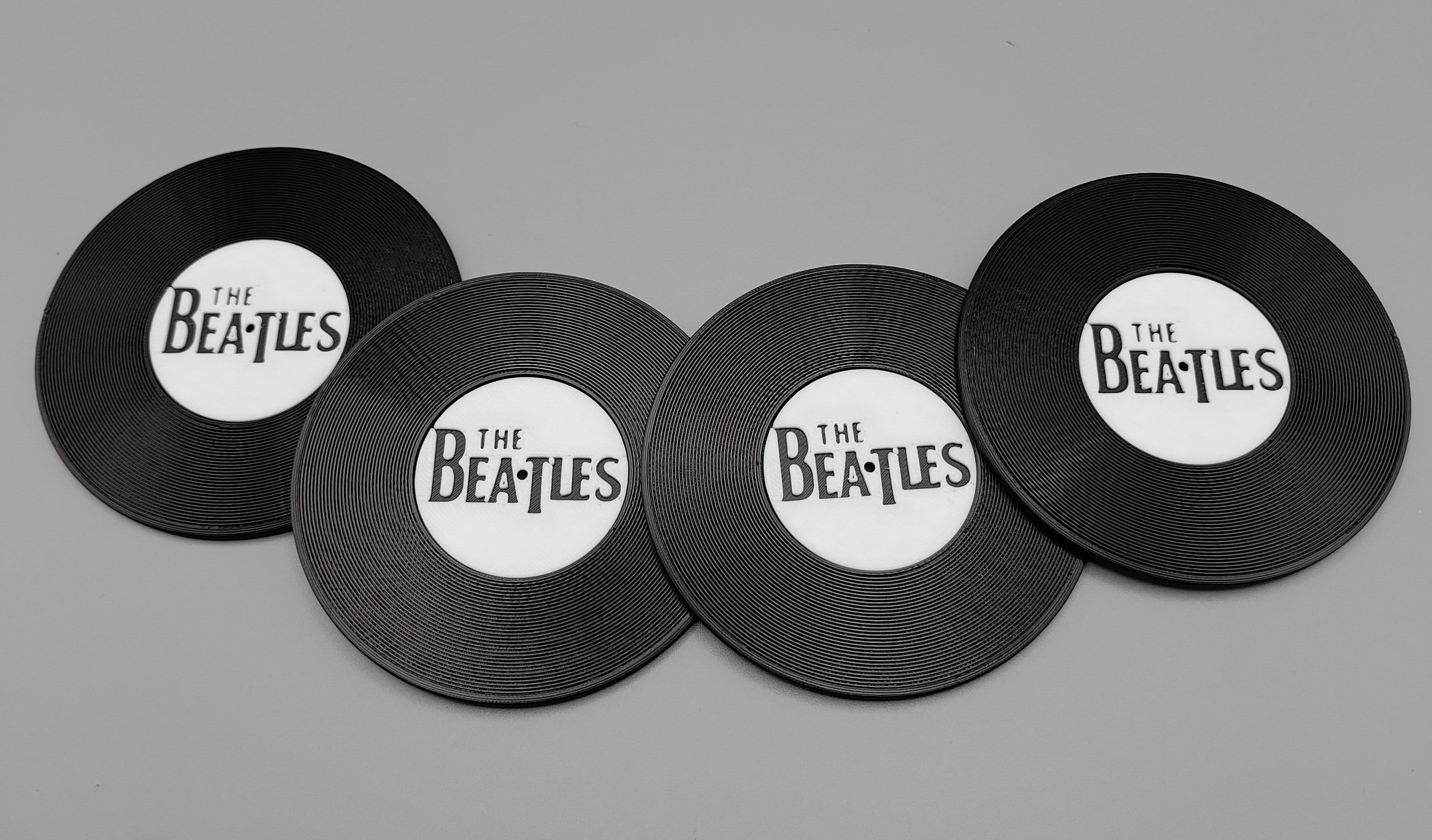 Record Coaster inspired by The Beatles - Fillywinkel