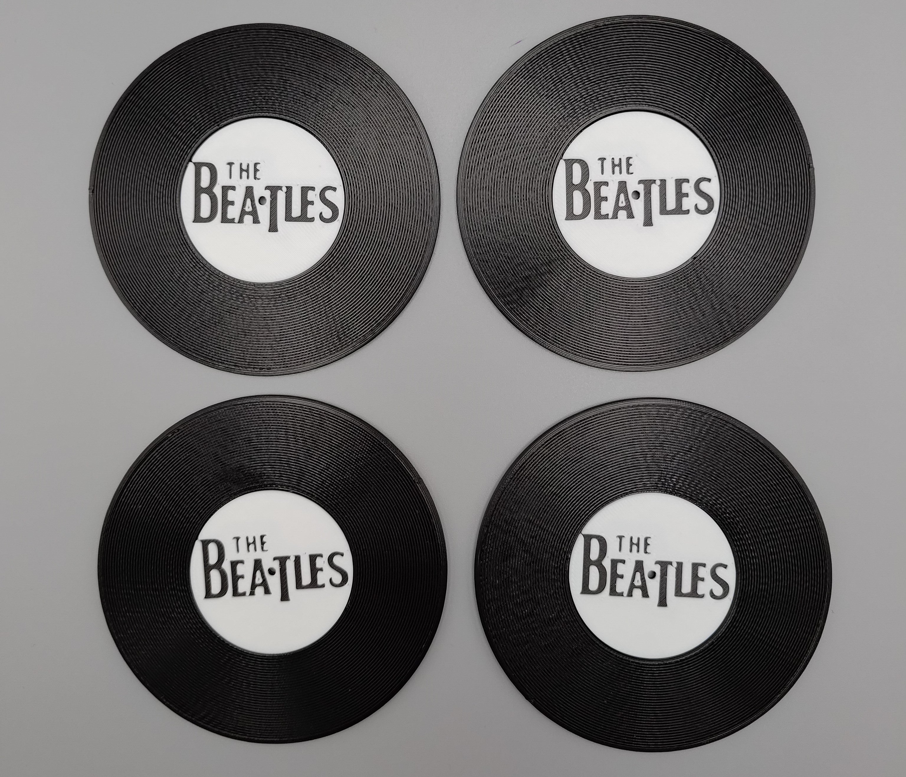 Record Coaster inspired by The Beatles - Fillywinkel