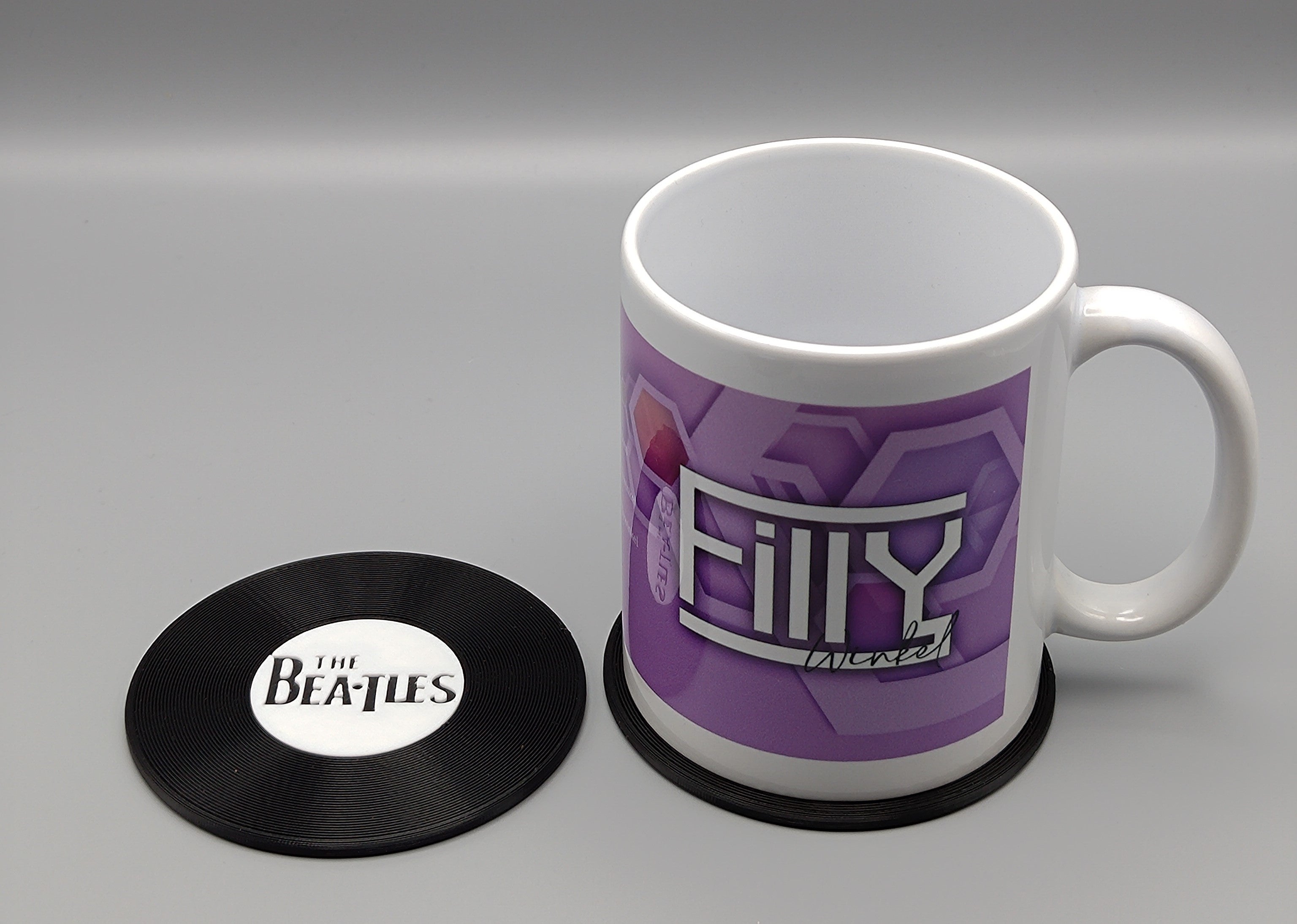Record Coaster inspired by The Beatles - Fillywinkel