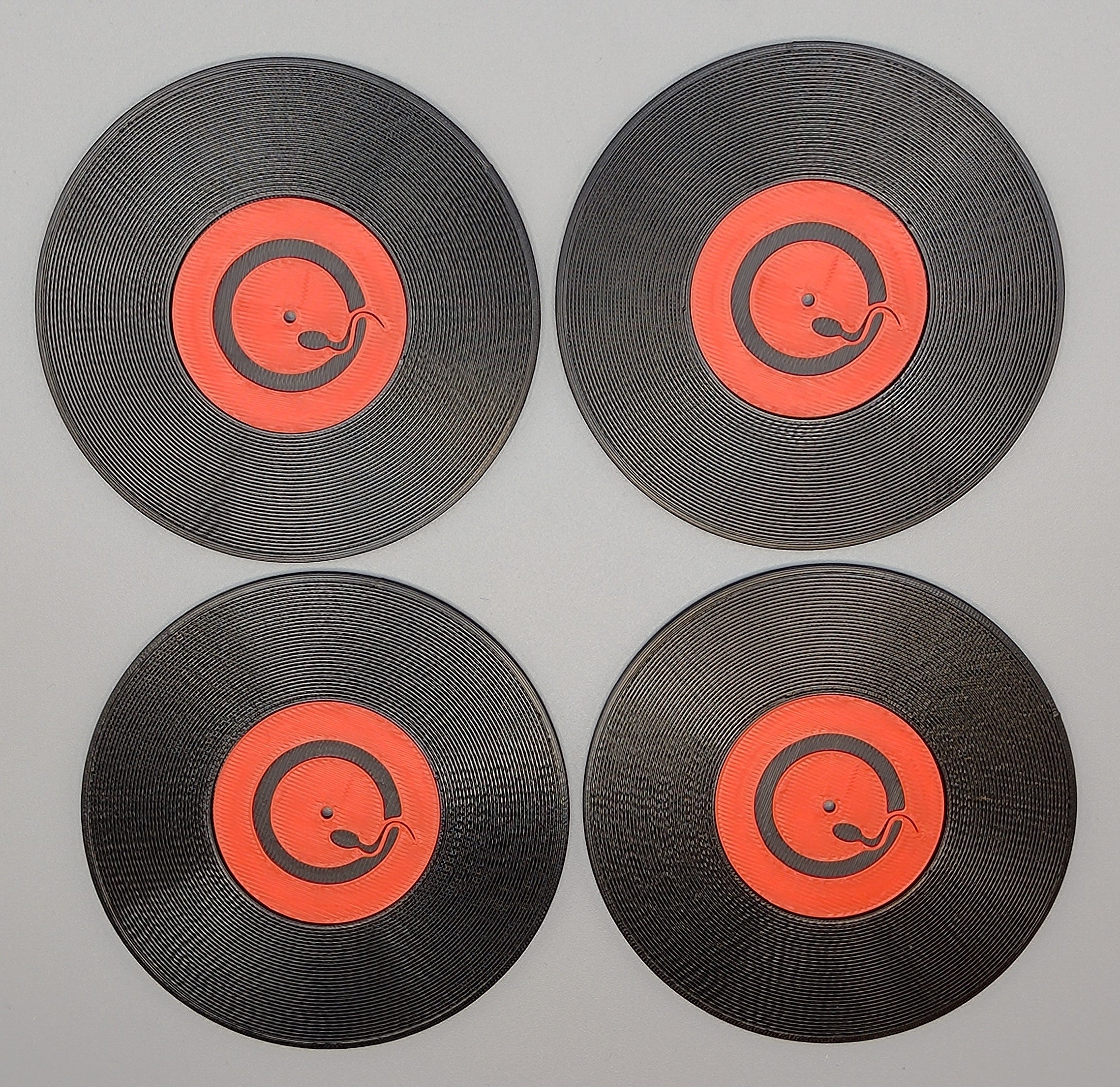 Record Coaster inspired by Queens of the Stoneage - Fillywinkel