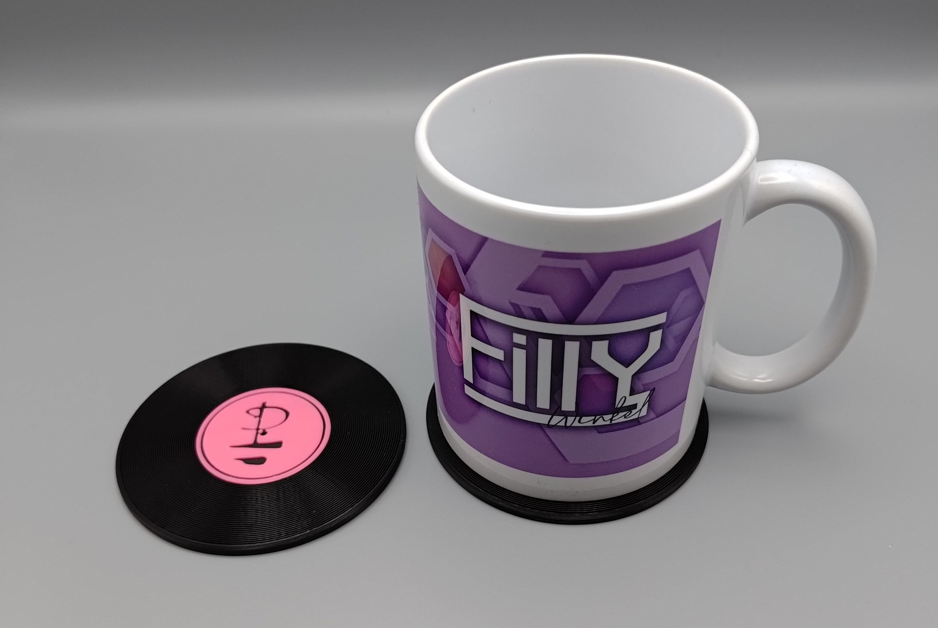 Record Coaster inspired by Pink Floyd - Fillywinkel