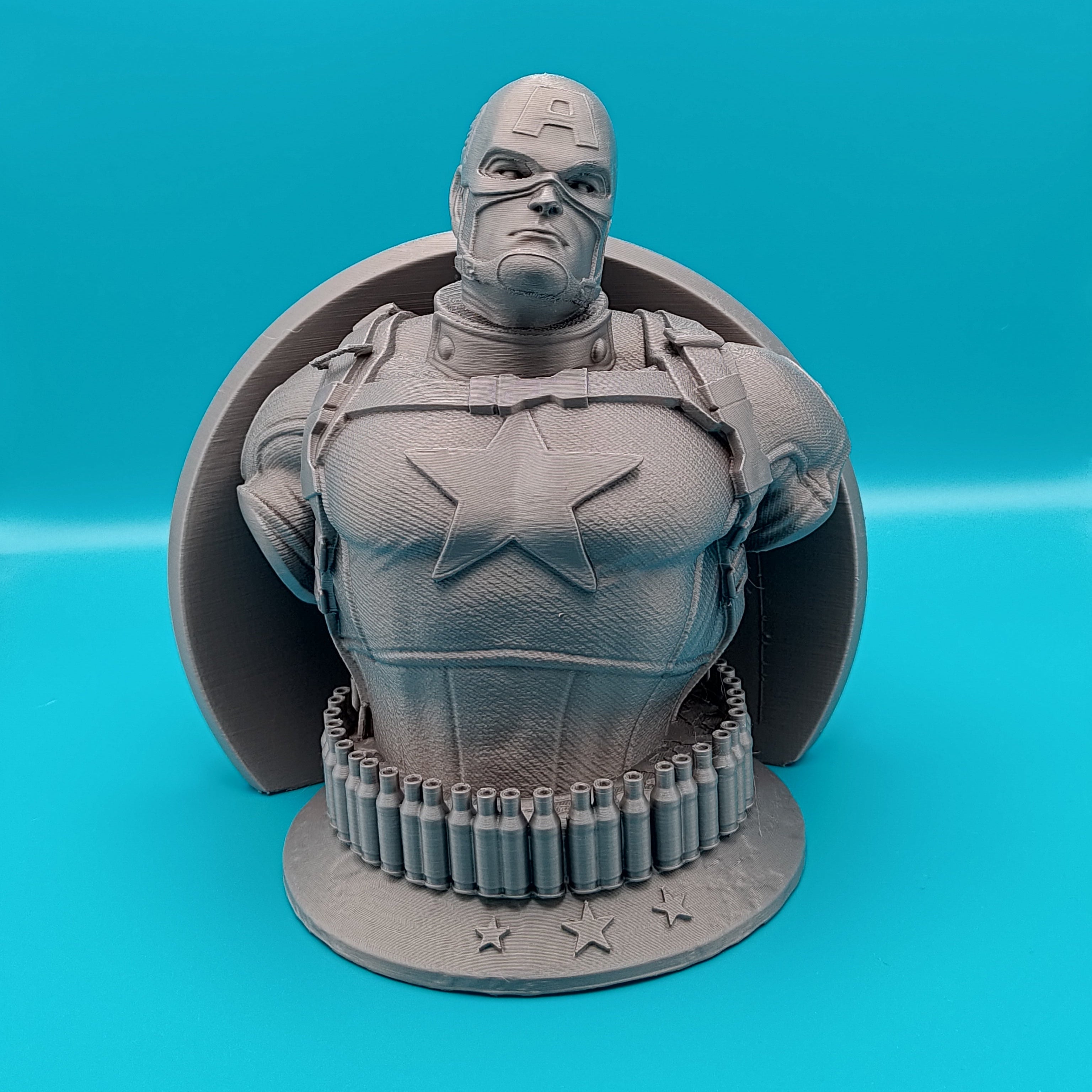 Bust inspired by Captain America - Fillywinkel