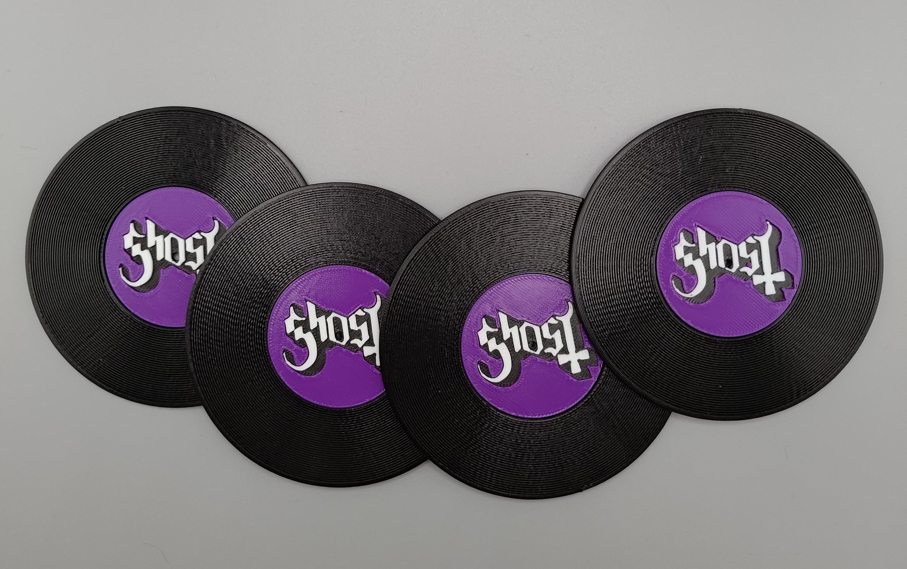 Record Coaster inspired by Ghost Band - Fillywinkel