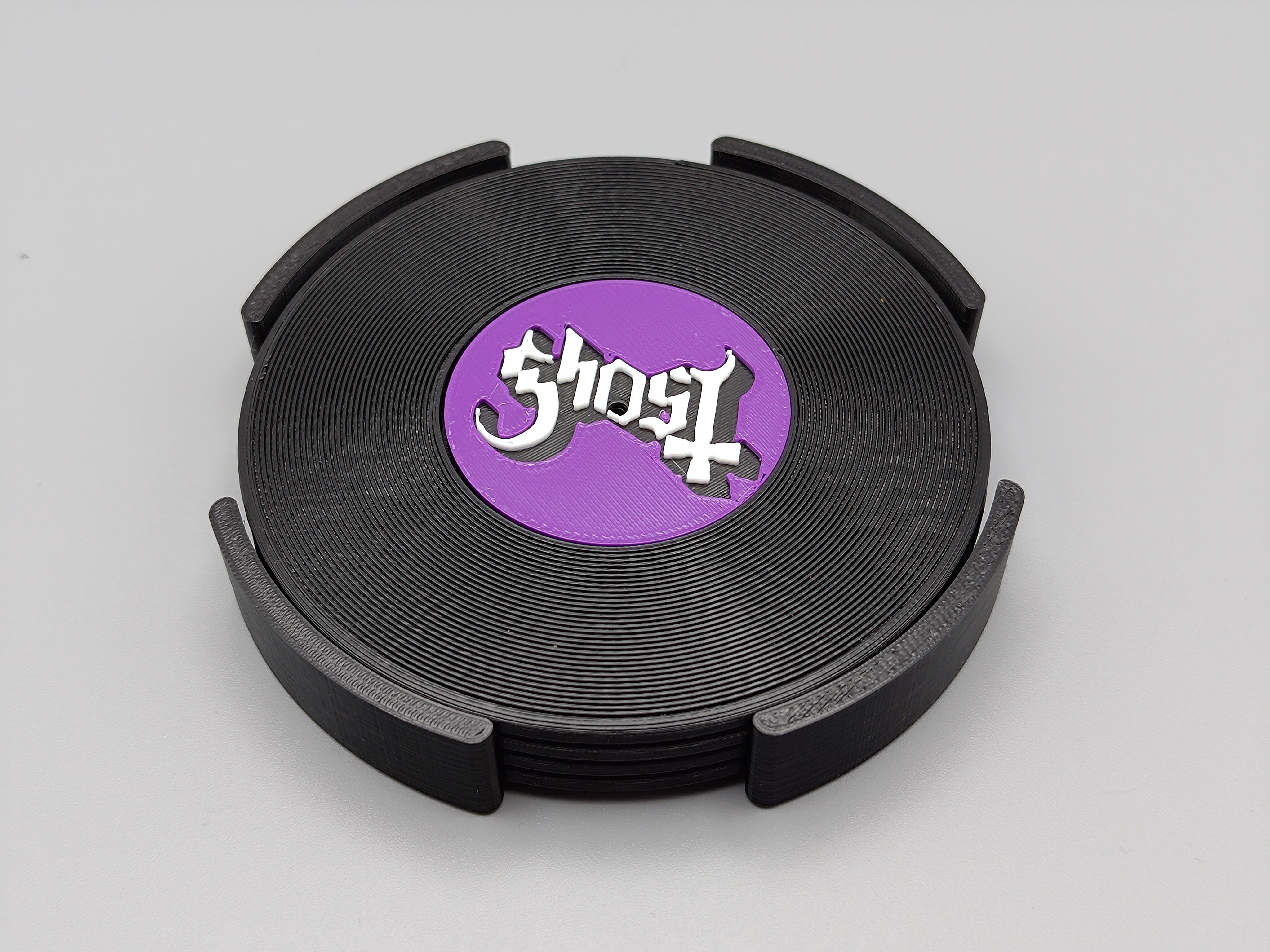 Record Coaster inspired by Ghost Band - Fillywinkel