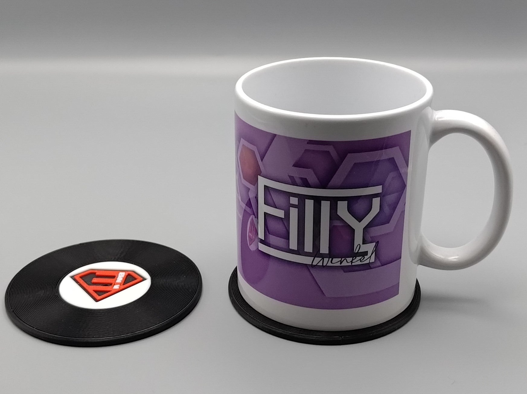 Record Coaster inspired by Eminem - Fillywinkel