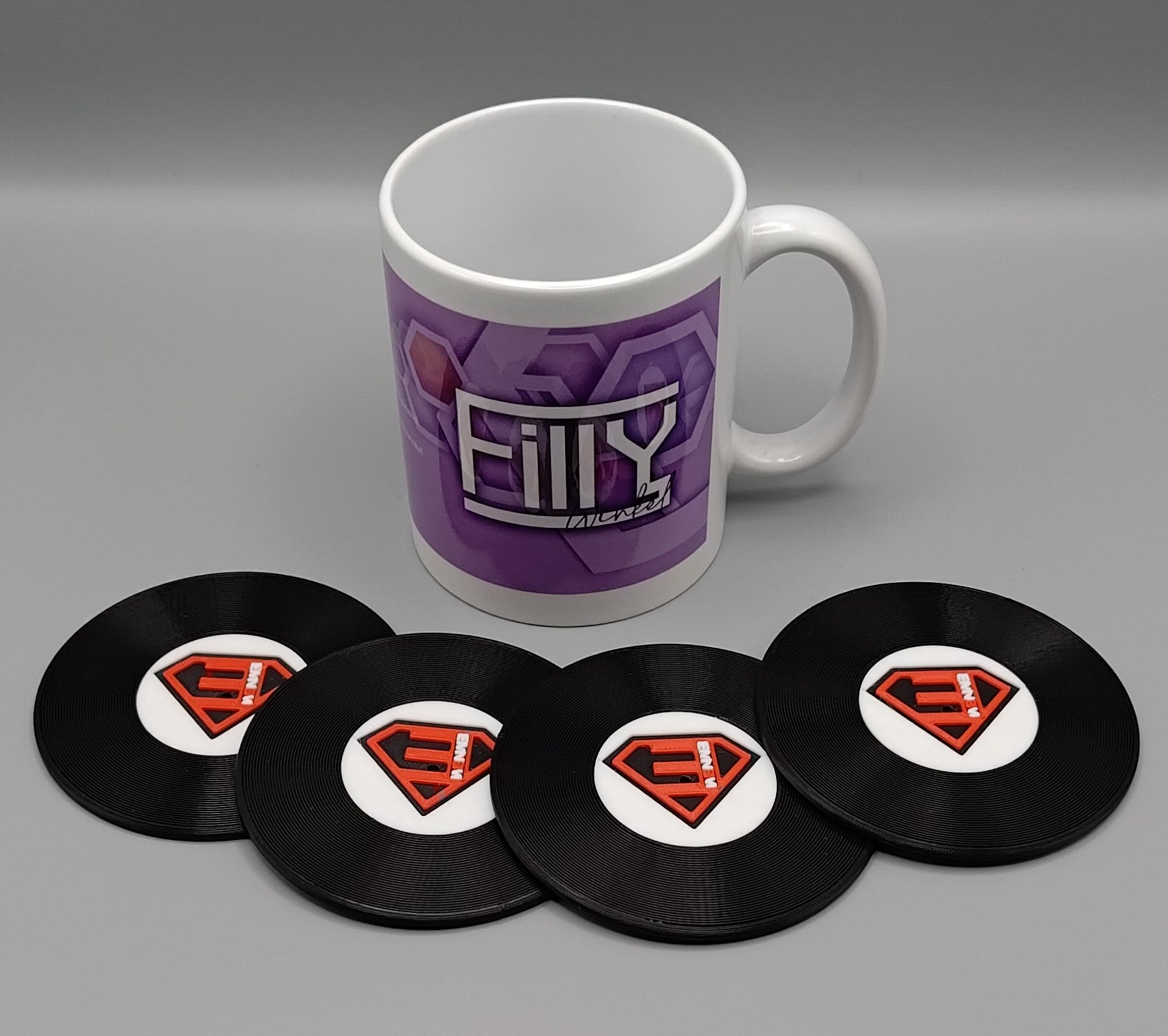 Record Coaster inspired by Eminem - Fillywinkel