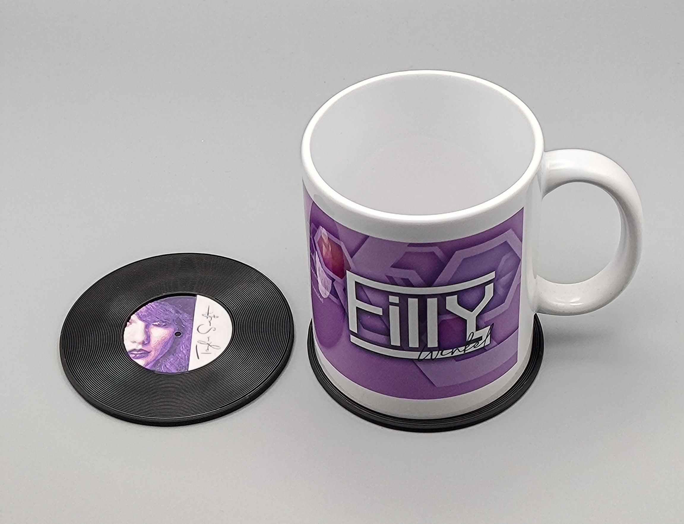 Record Coaster inspired by Taylor Swift - Fillywinkel